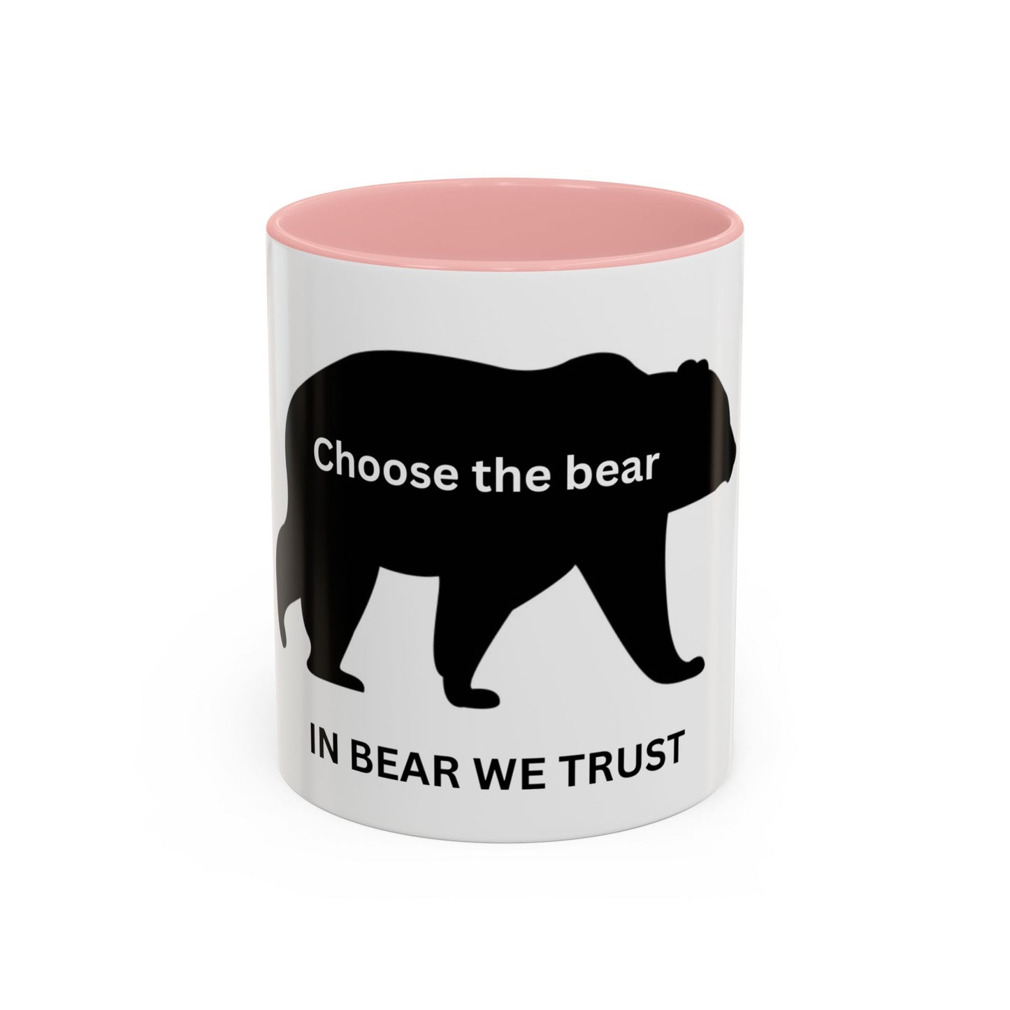 Bear -  In Bear We Trust (white) - Accent Coffee Mug (11, 15oz)