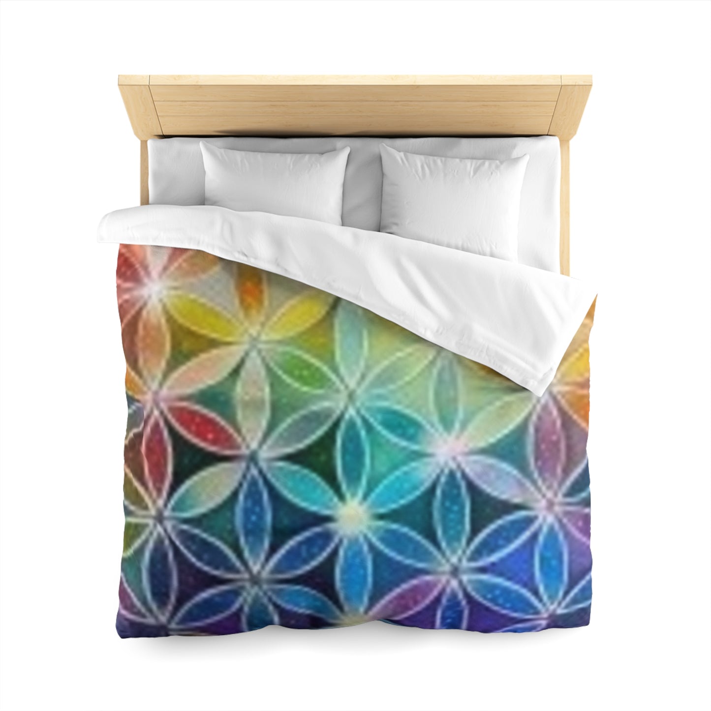 Flower of Life - Microfiber Duvet Cover