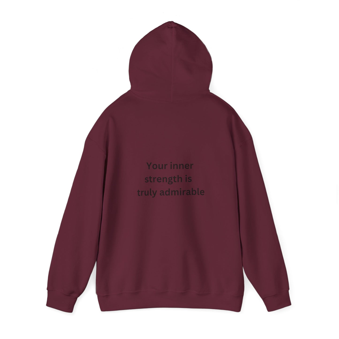 Bee Kind (Back) Your inner strength is truly admirable - Unisex Heavy Blend™ Hooded Sweatshirt