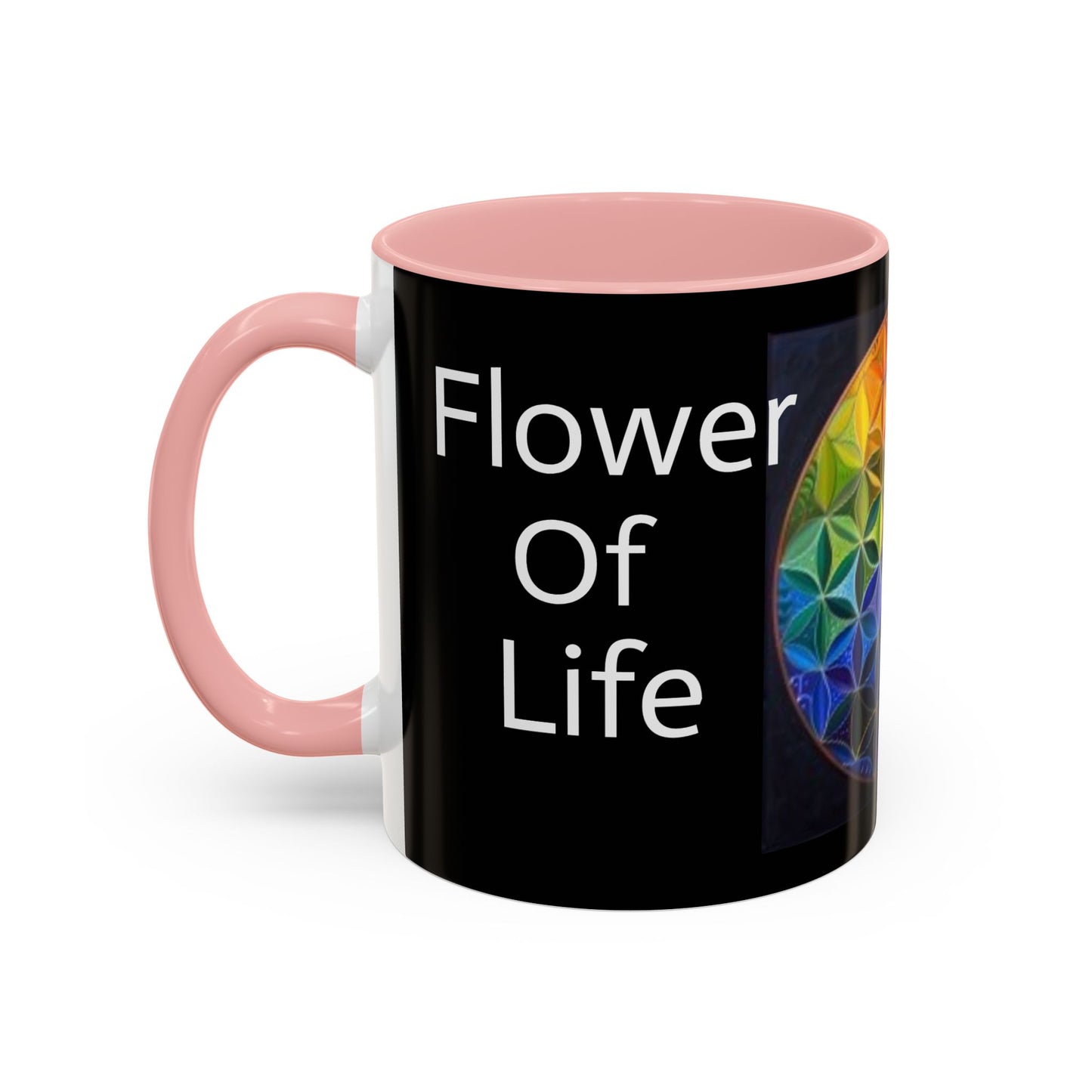 Flower of Life (Black) - Accent Coffee Mug (11, 15oz)