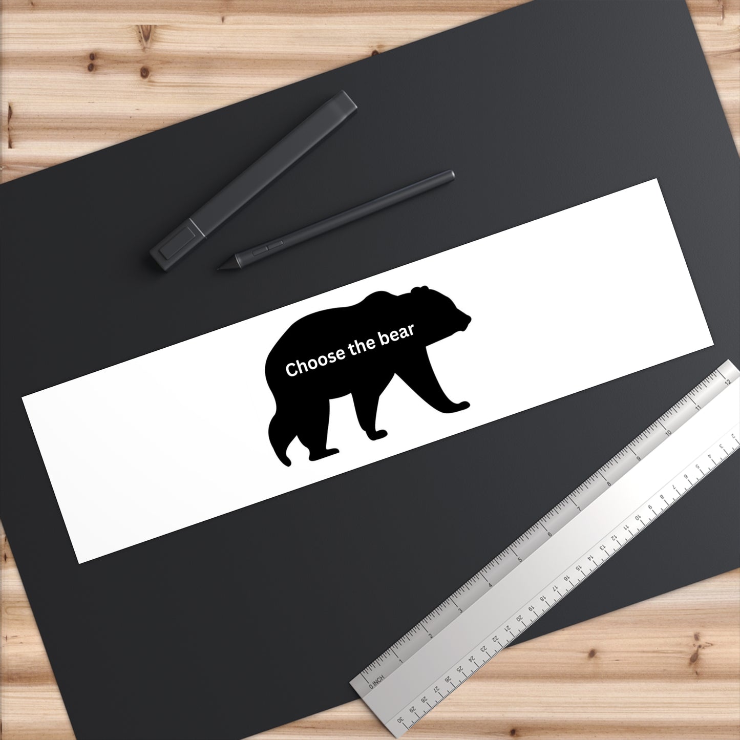 Bear -  Choose the Bear - Bumper Stickers