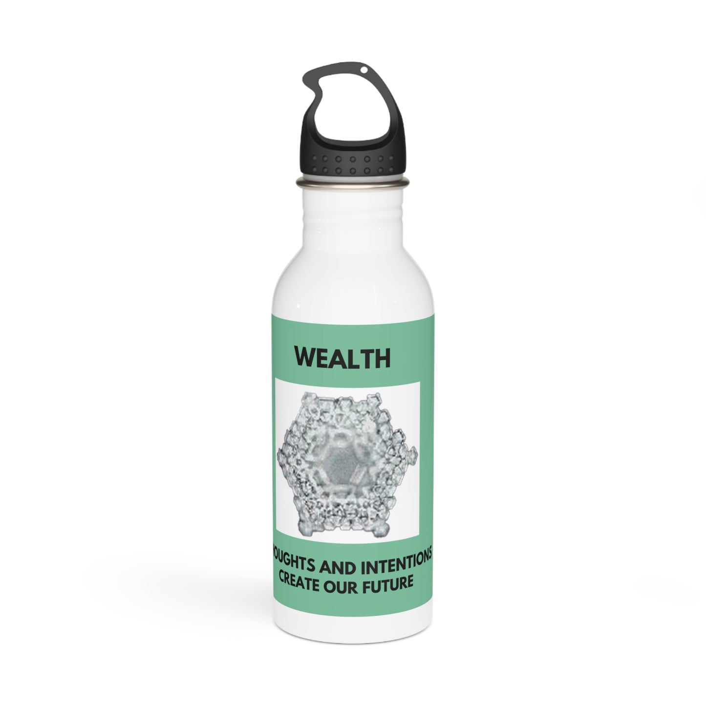 WEALTH - Stainless Steel Water Bottle - 20 OZ