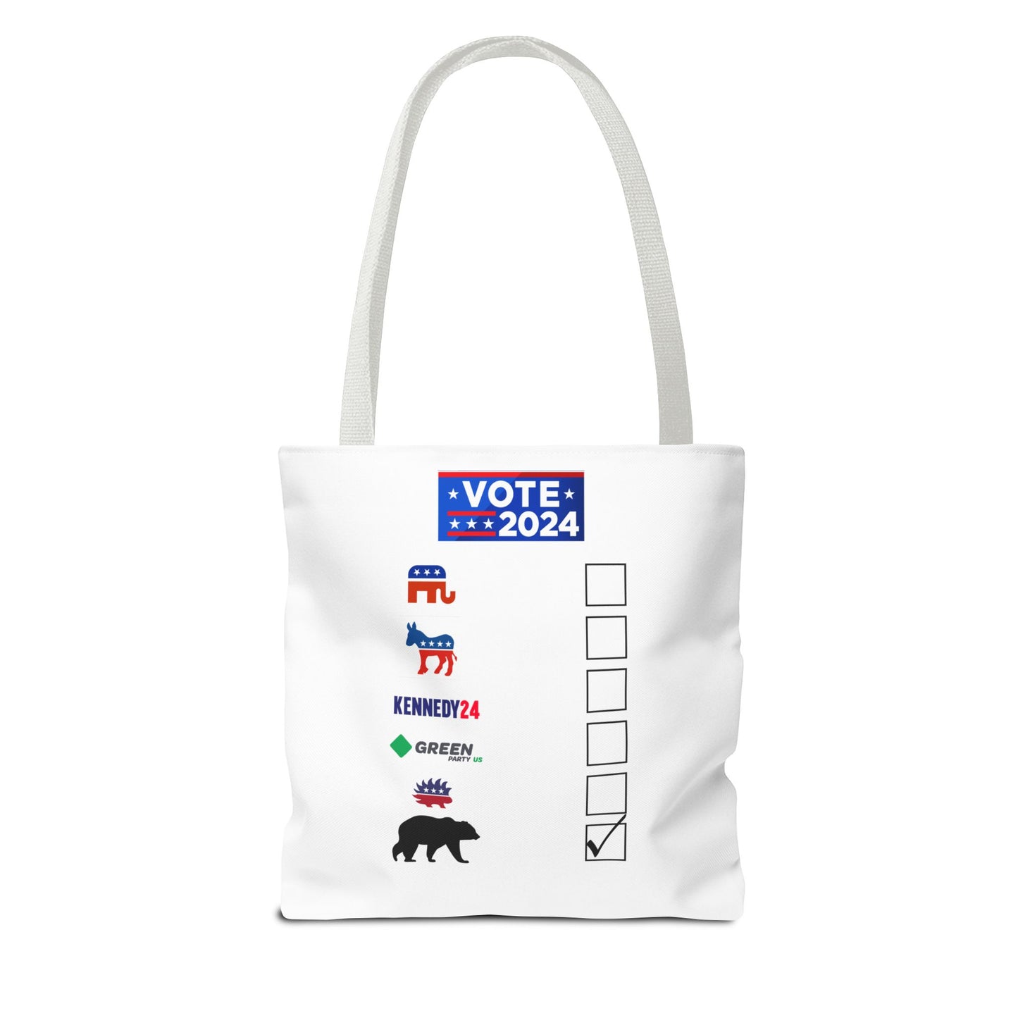 Bear- Vote for the Bear - Tote Bag (AOP)