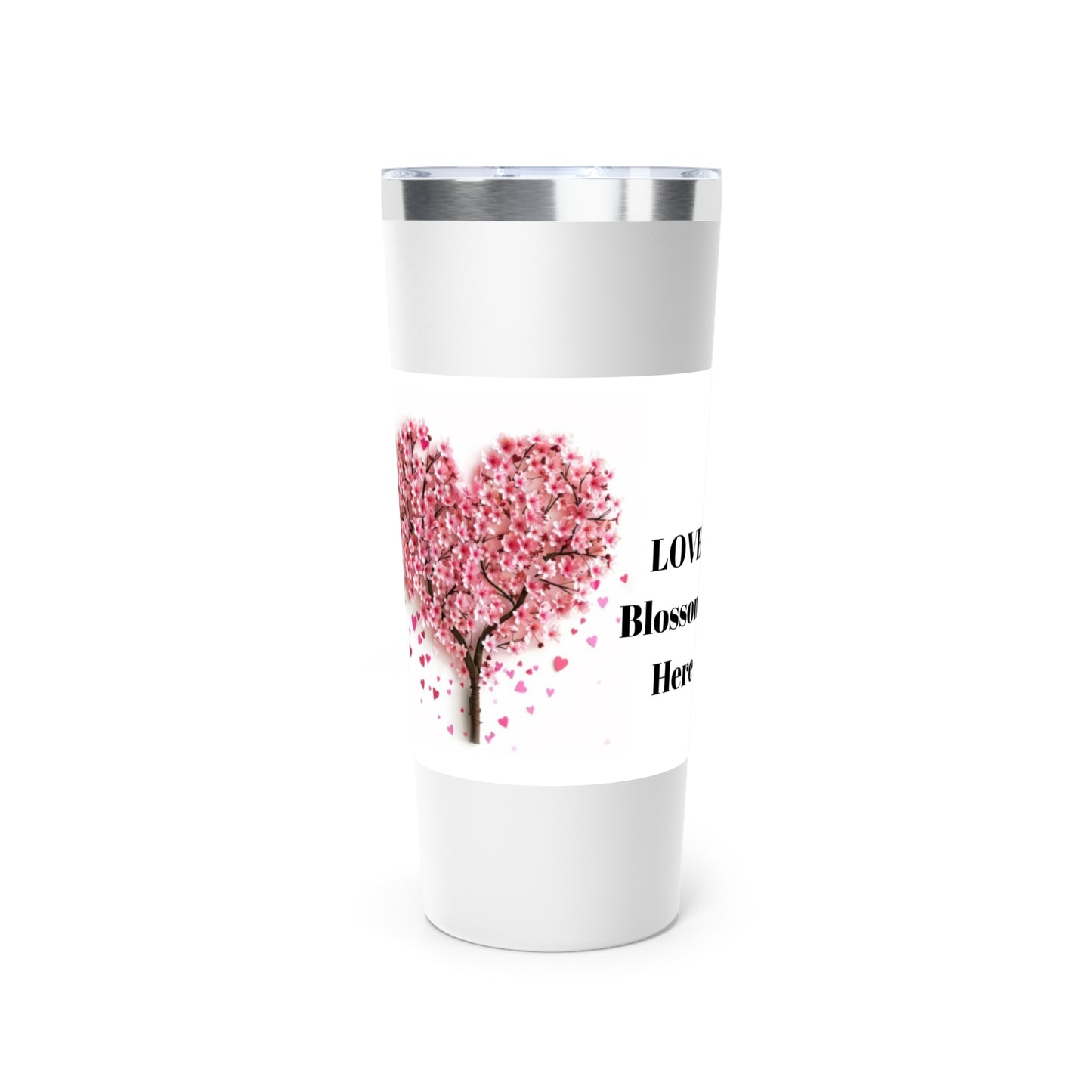 Love Blossoms Here - Copper Vacuum Insulated Tumbler, 22oz