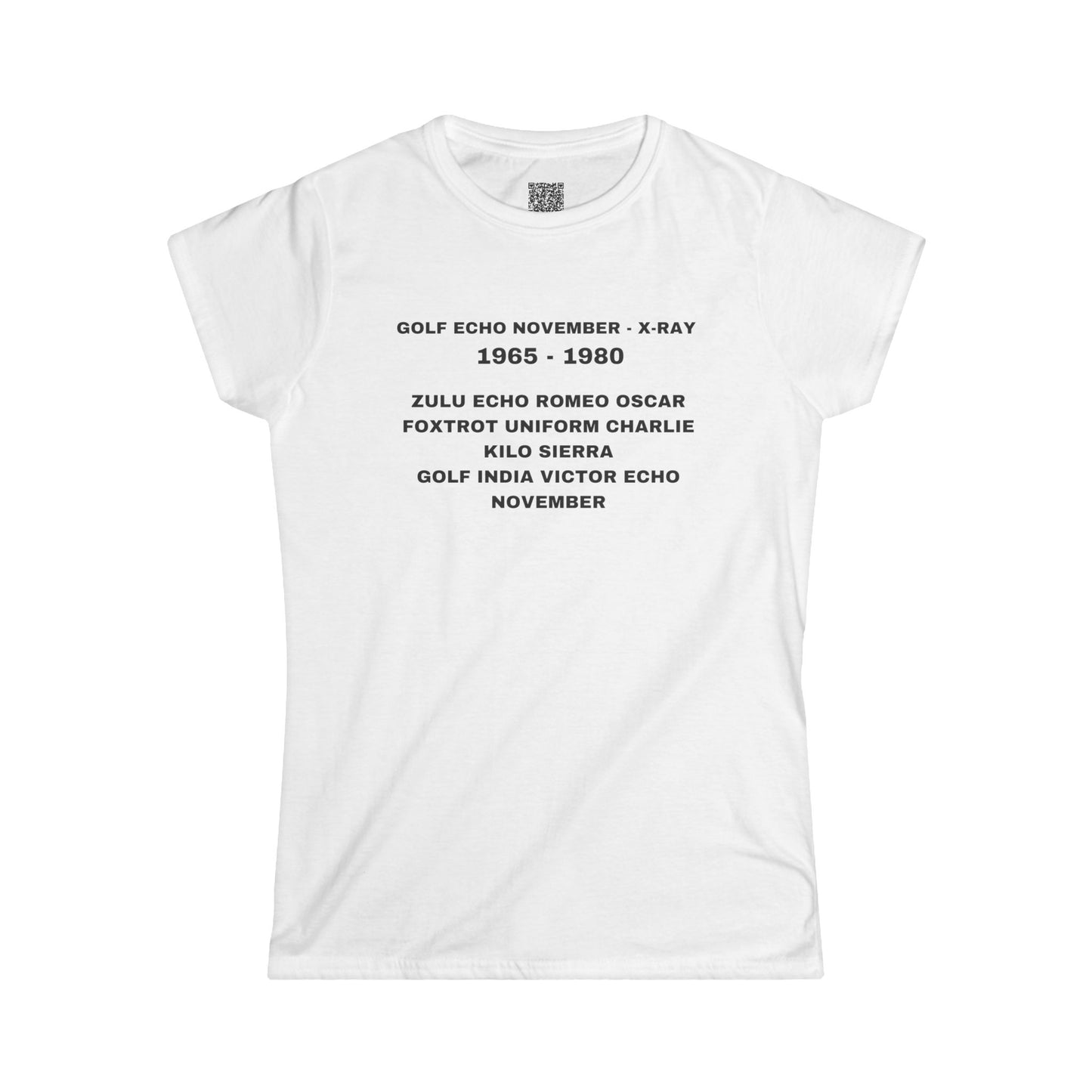 ZERO FUCKS GIVEN - NATO - Women's Softstyle Tee