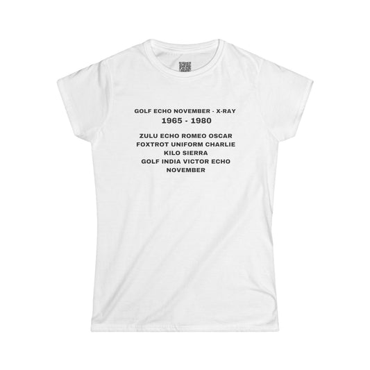 ZERO FUCKS GIVEN - NATO - Women's Softstyle Tee