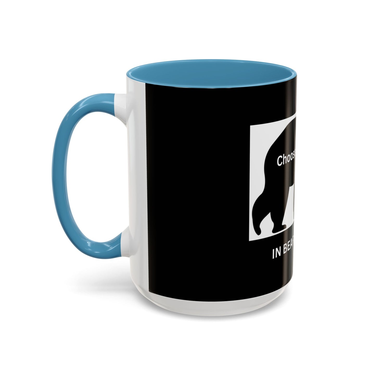 Bear- In Bear We Trust (Black) - Accent Coffee Mug (11, 15oz)