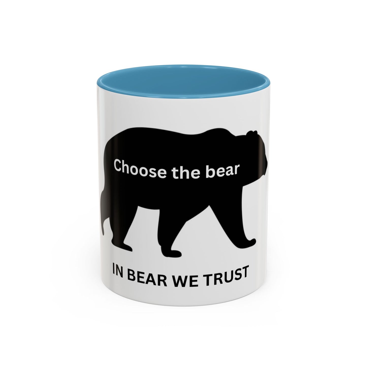 Bear -  In Bear We Trust (white) - Accent Coffee Mug (11, 15oz)