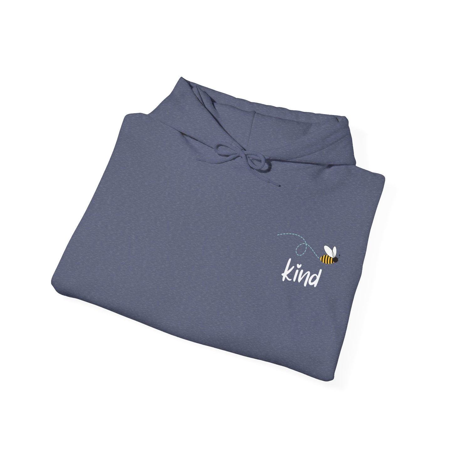 Bee Kind - (Back) -Your heart and soul are rare and beautiful - Unisex Heavy Blend™ Hooded Sweatshirt