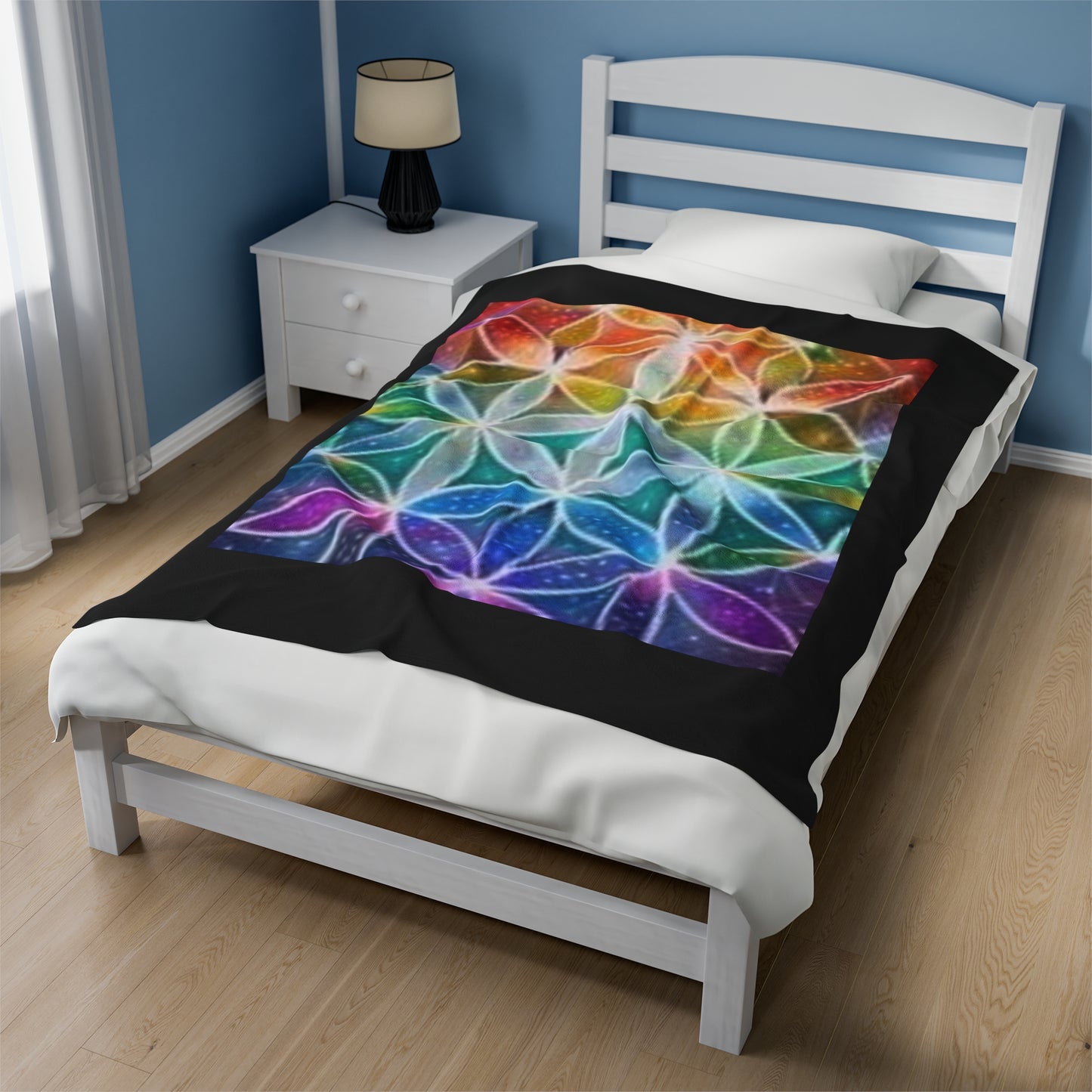 Flower of life - Velveteen Plush Blanket