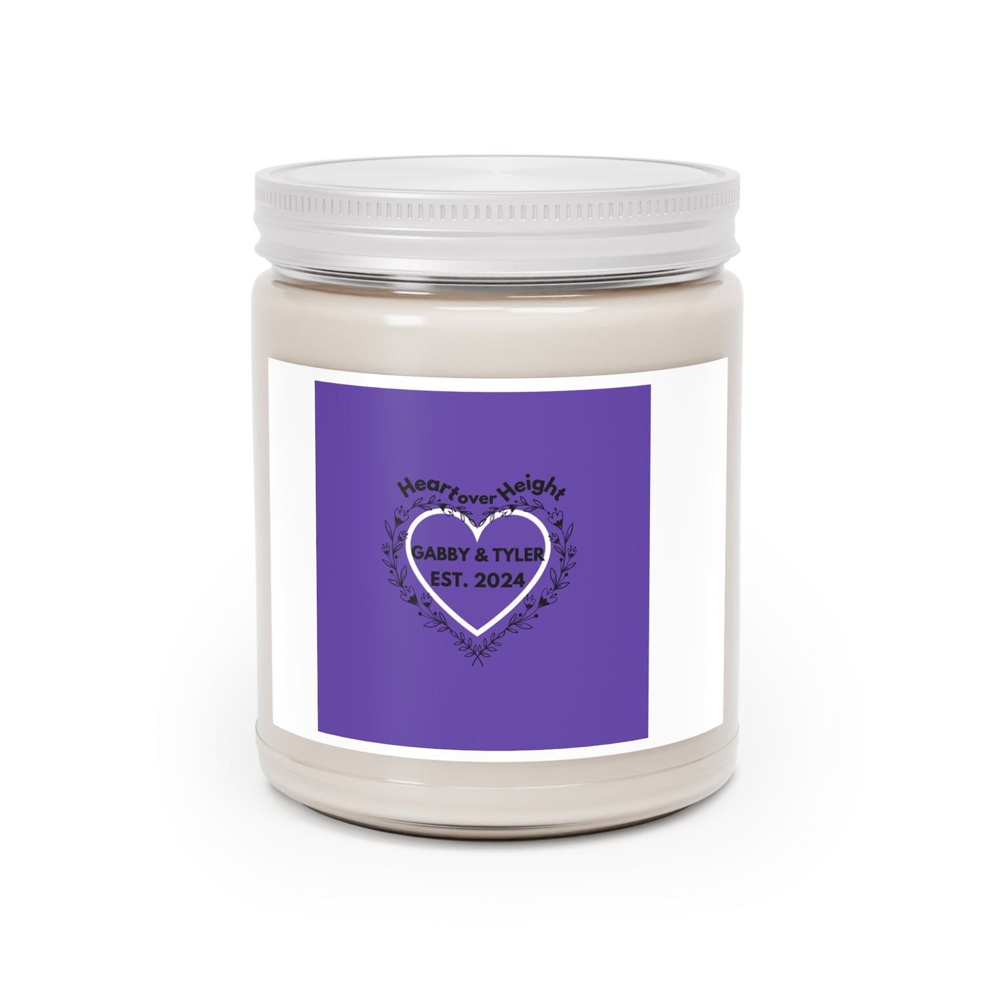 Gabby & Tyler - Purple -Scented Candles, 9oz - *wedding gift proceeds