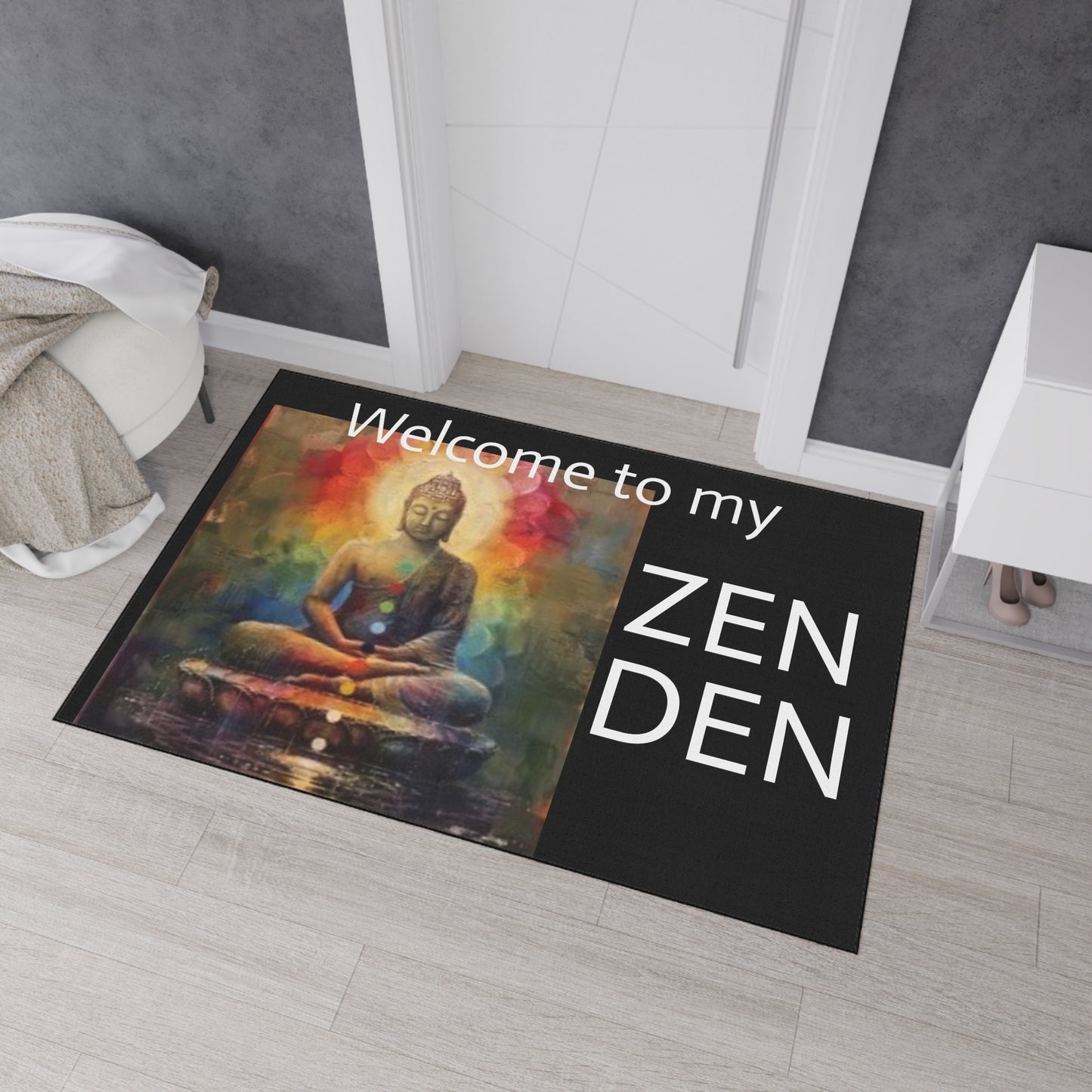 Welcome to my ZEN DEN - Buddha-Heavy Duty Floor Mat