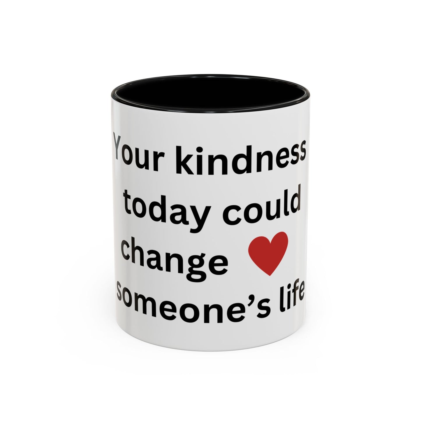 Bee Kind - Your kindness today could change someone's life - Accent Coffee Mug (11, 15oz)