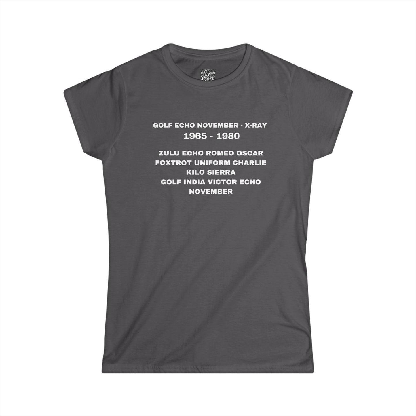 ZERO FUCKS GIVEN - NATO - Women's Softstyle Tee