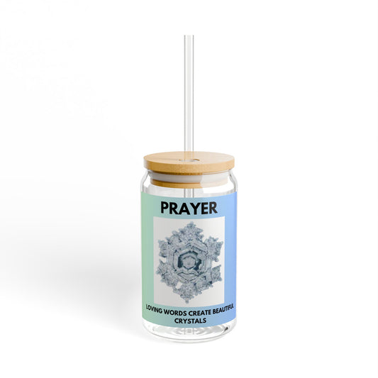 PRAYER SIPPER GLASS - COLORFUL - 16oz