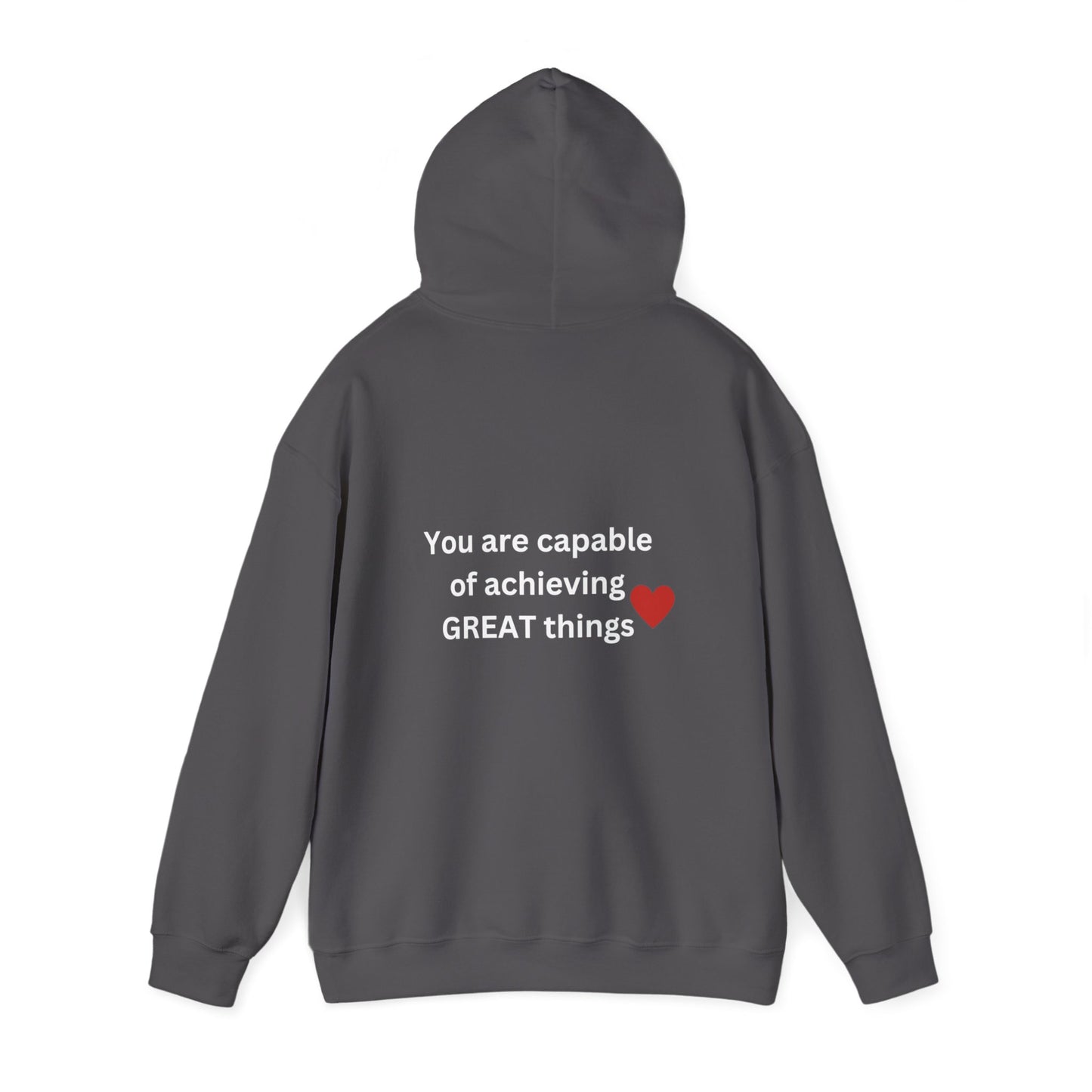 Bee Kind - (Back) You are capable of achieving great things - Unisex Heavy Blend™ Hooded Sweatshirt