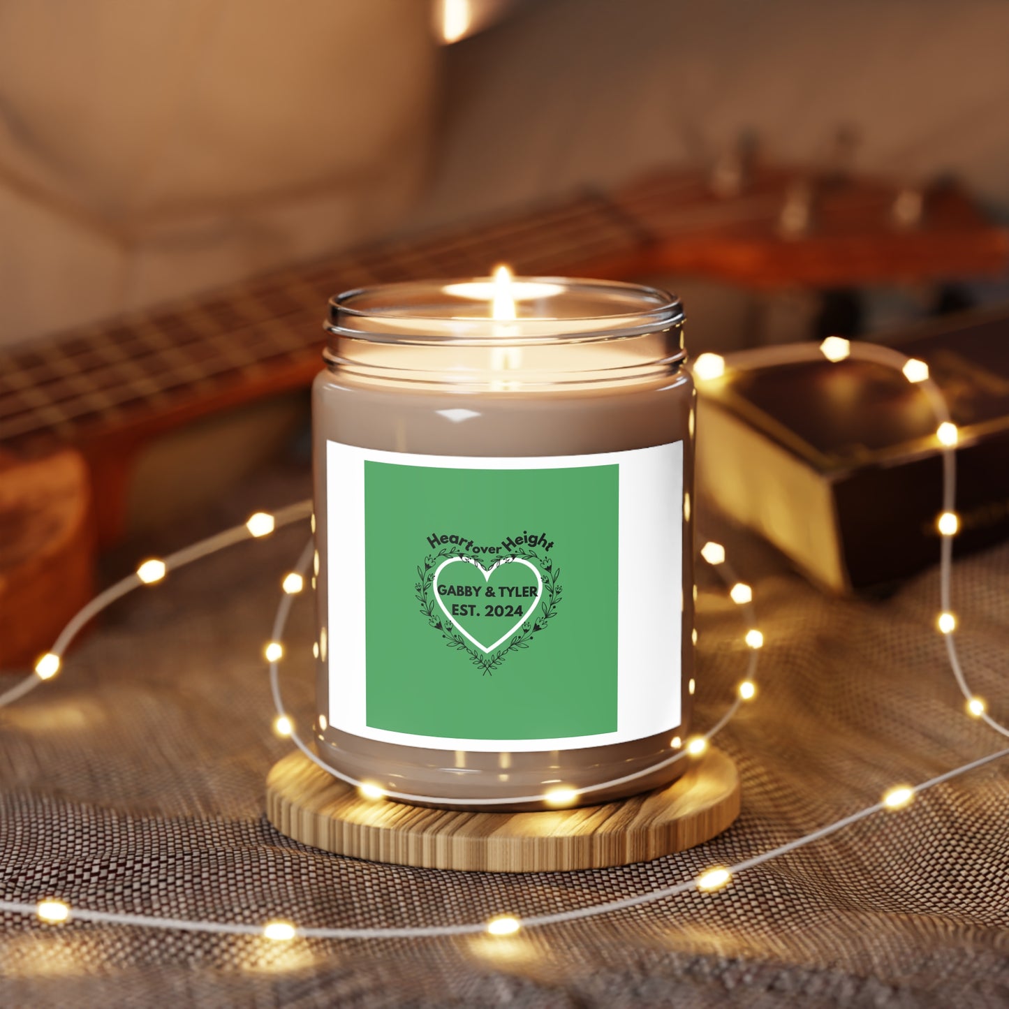 Gabby & Tyler - Green -Scented Candles, 9oz - *wedding gift proceeds