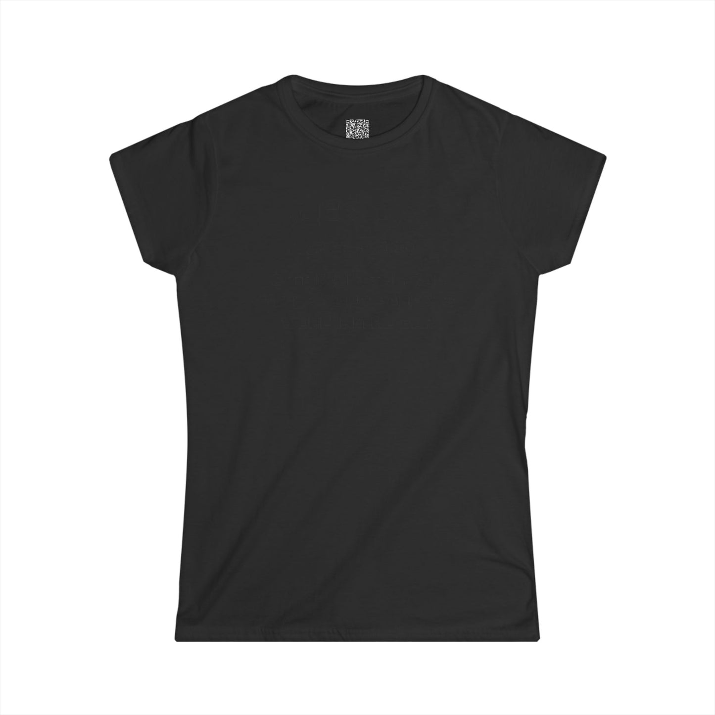 SITTING IN THE BACK OF THE BAR - Women's Softstyle Tee