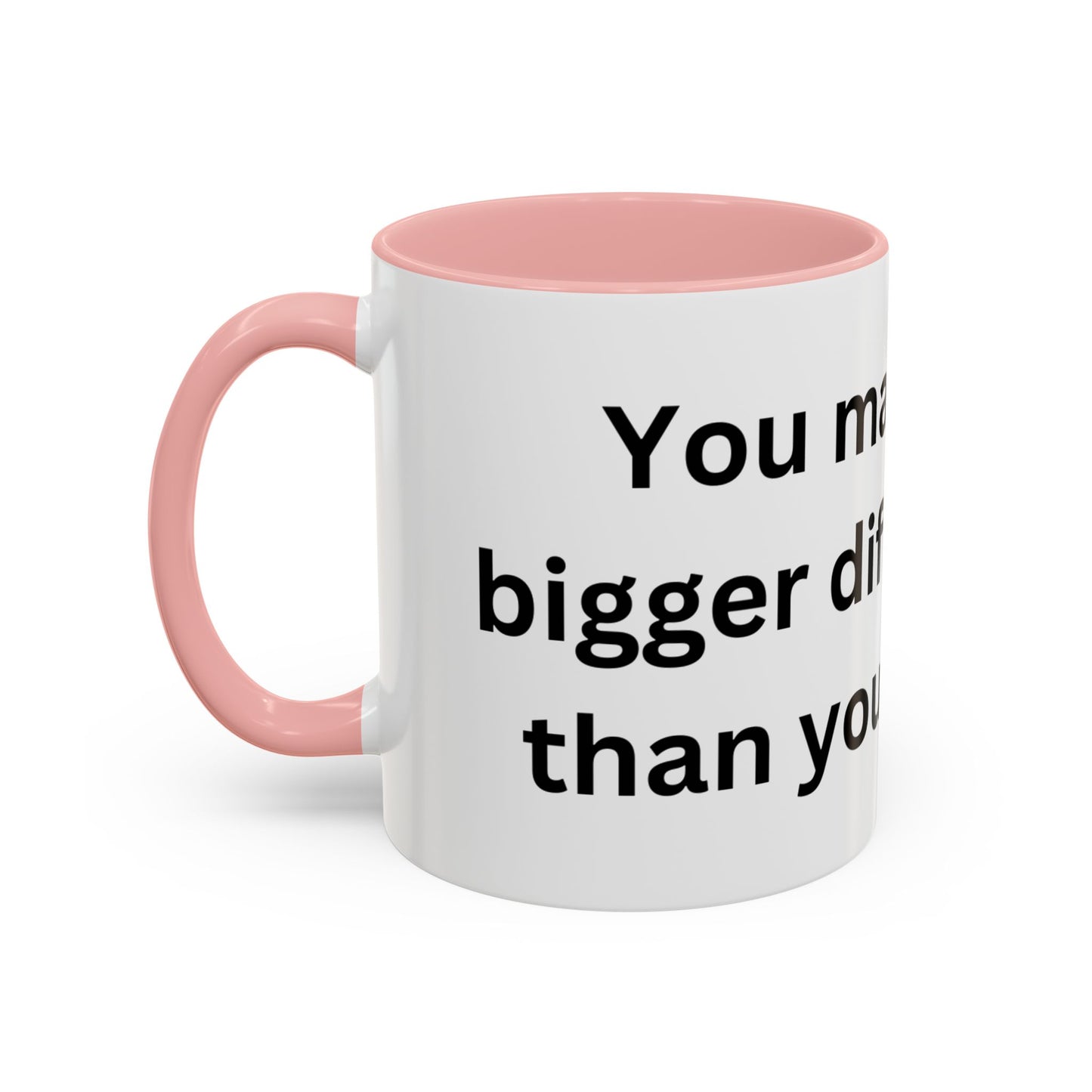 Bee Kind - You make a bigger difference than you realize - Accent Coffee Mug (11, 15oz)