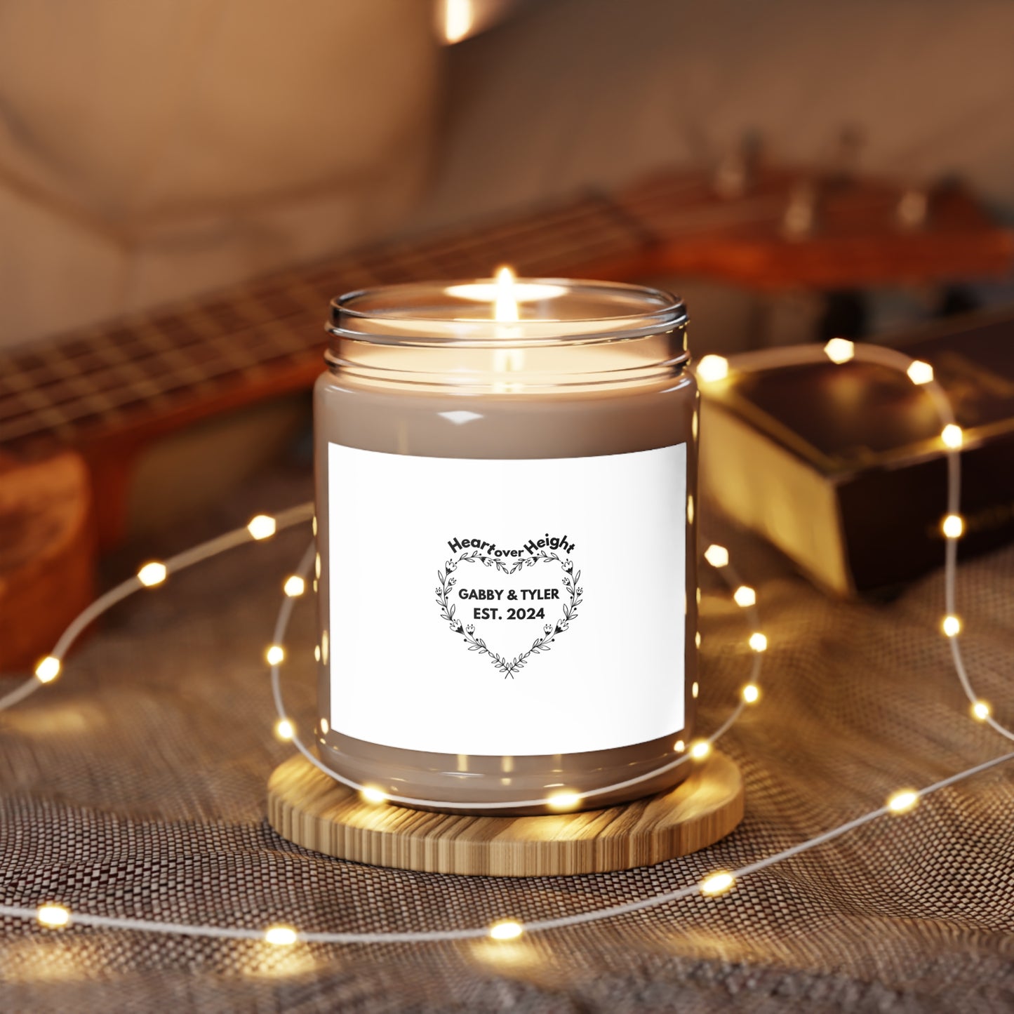 Gabby & Tyler - Black & White Scented Candles, 9oz - *wedding gift proceeds