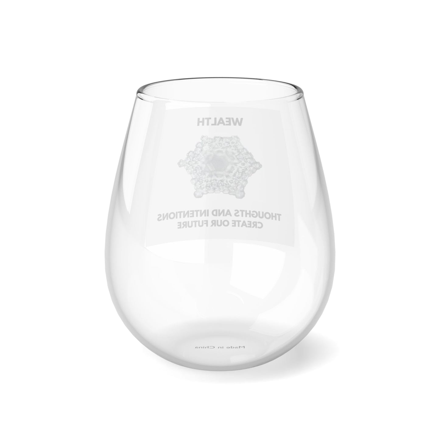 WEALTH STEMLESS WINE GLASS - 11.75oz