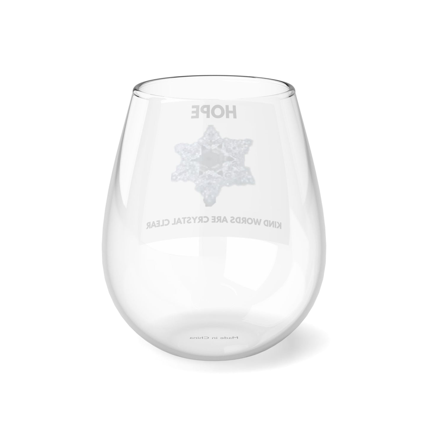 HOPE STEMLESS WINE GLASS -  11.75oz