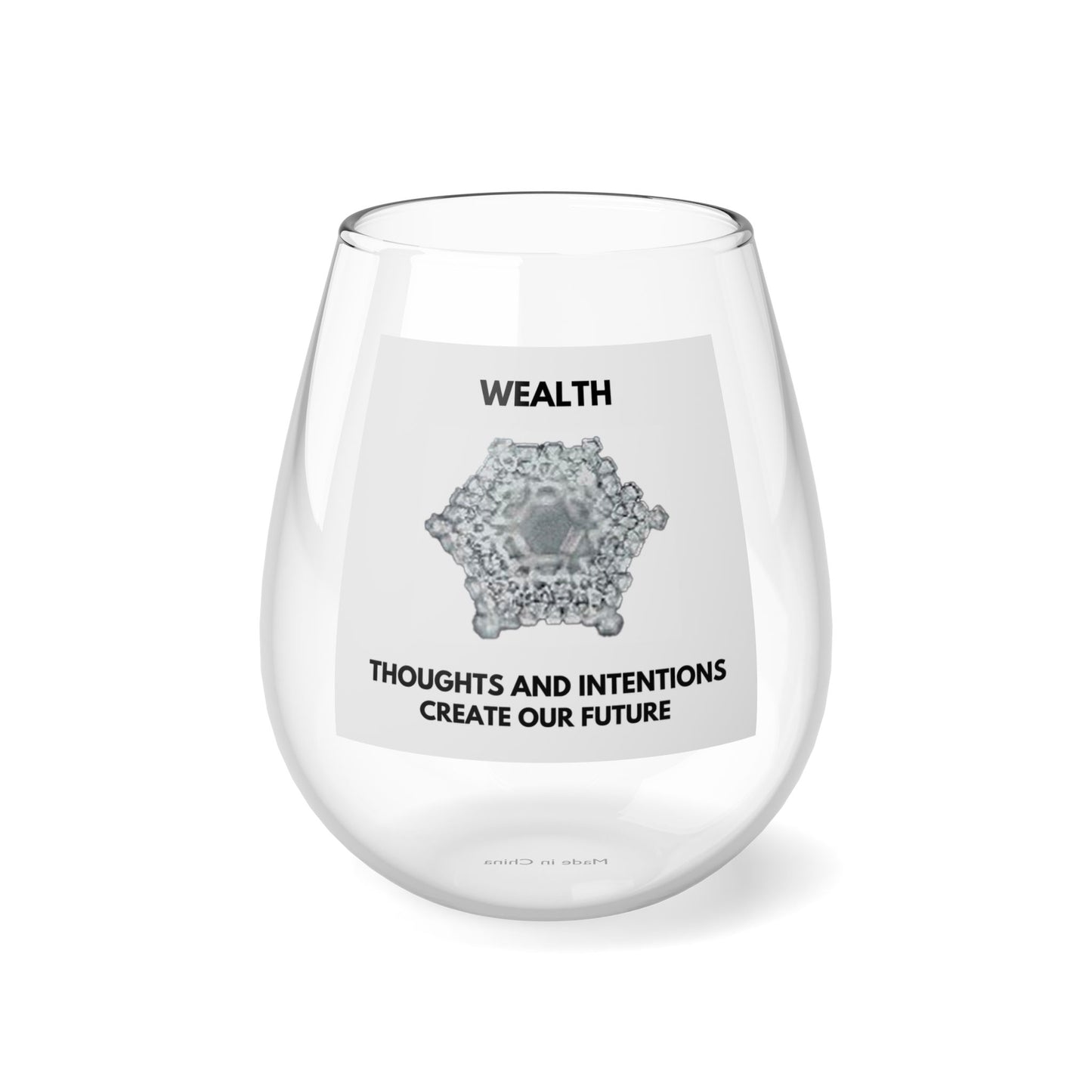 WEALTH STEMLESS WINE GLASS - 11.75oz