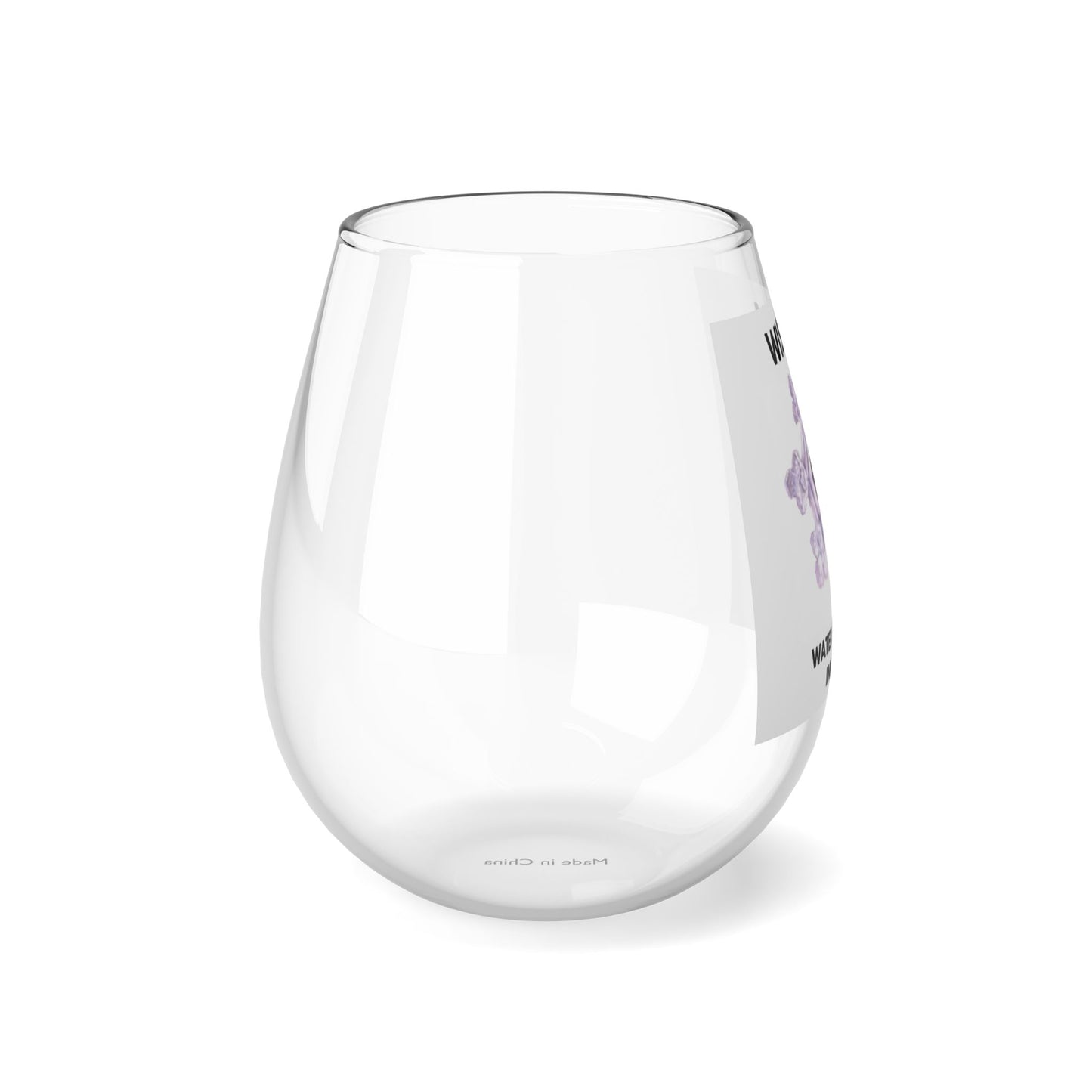 WISDOM STEMLESS WINE GLASS - 11.75oz