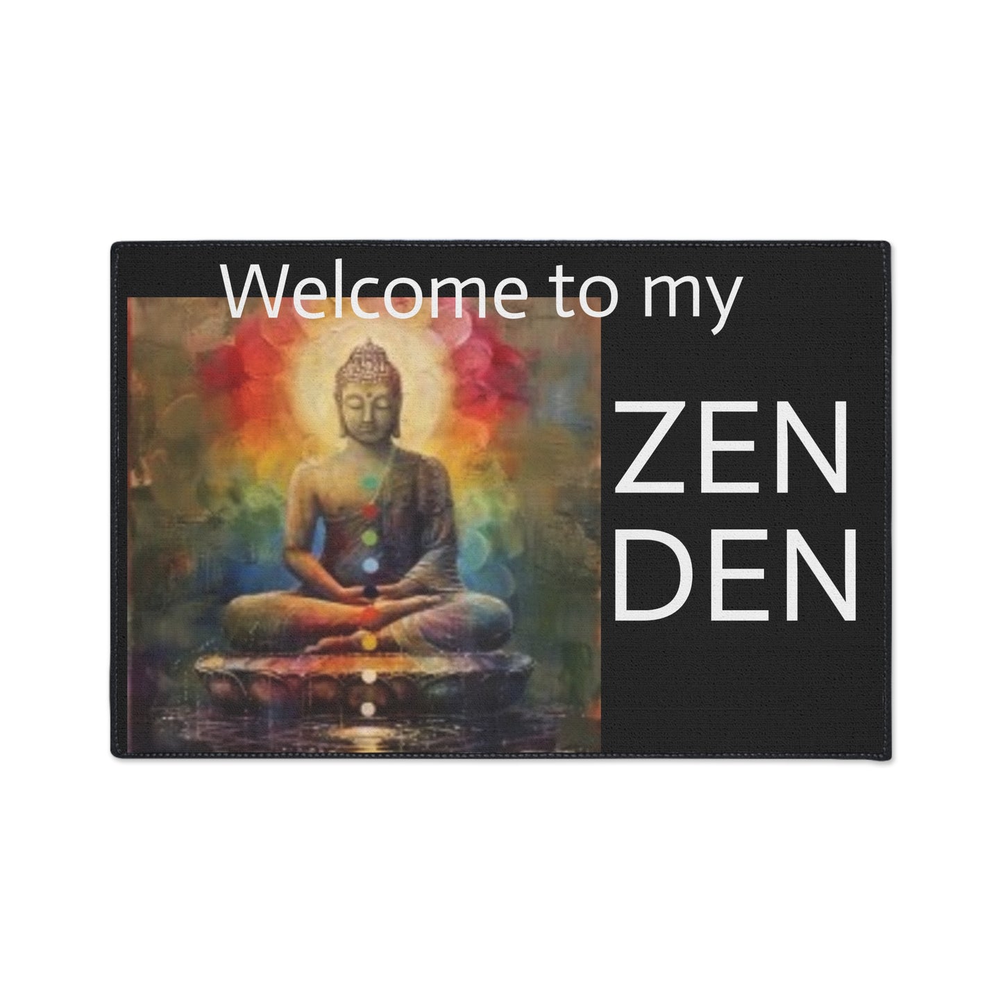 Welcome to my ZEN DEN - Buddha-Heavy Duty Floor Mat