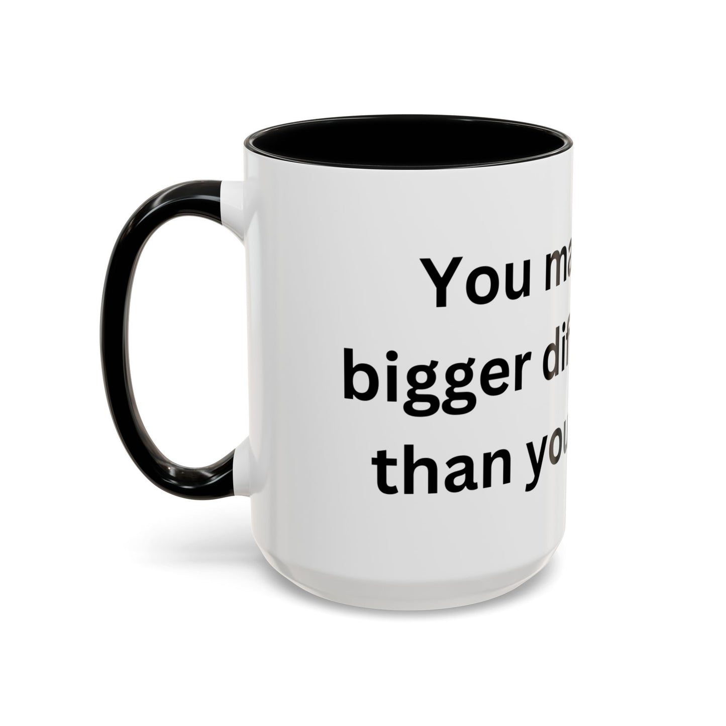 Bee Kind - You make a bigger difference than you realize - Accent Coffee Mug (11, 15oz)