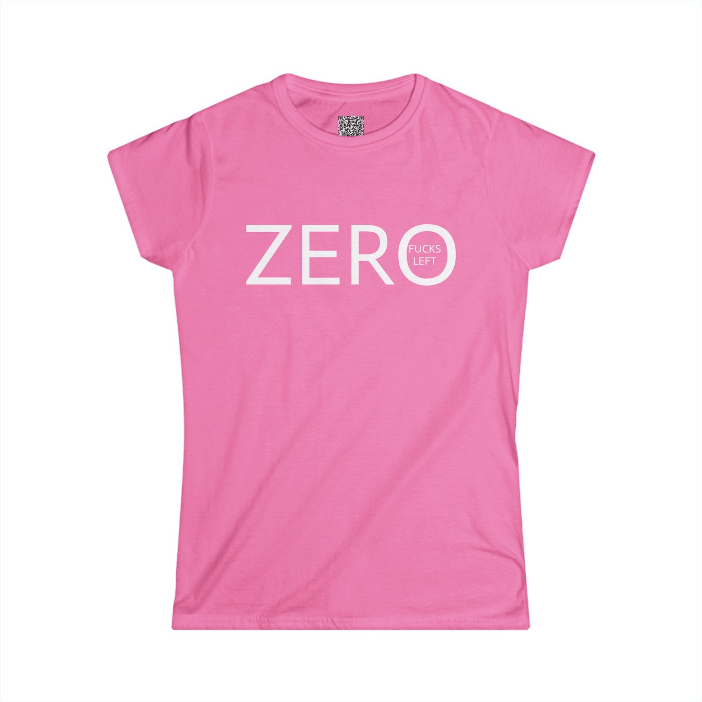 ZERO FUCKS LEFT - Women's Softstyle Tee