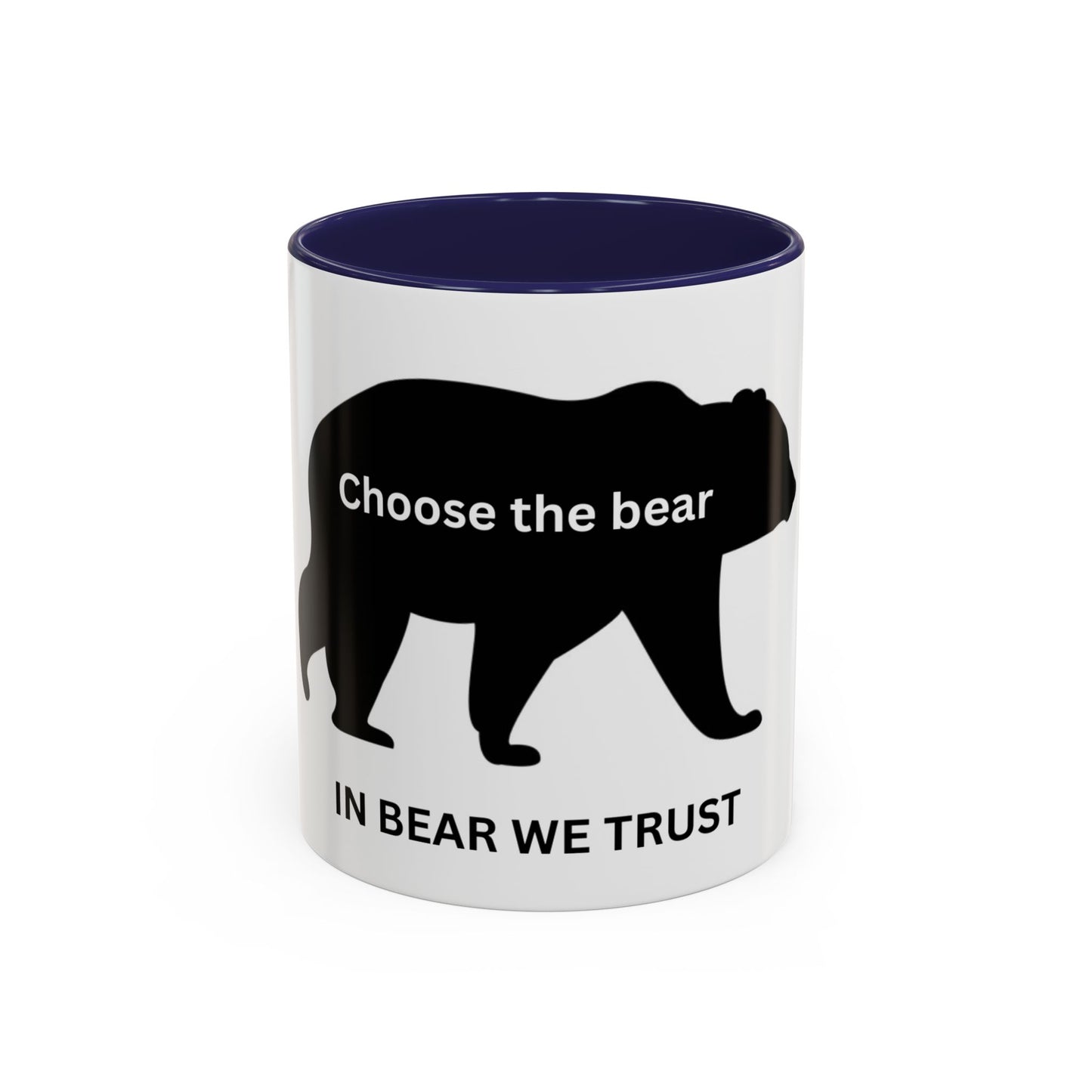 Bear -  In Bear We Trust (white) - Accent Coffee Mug (11, 15oz)