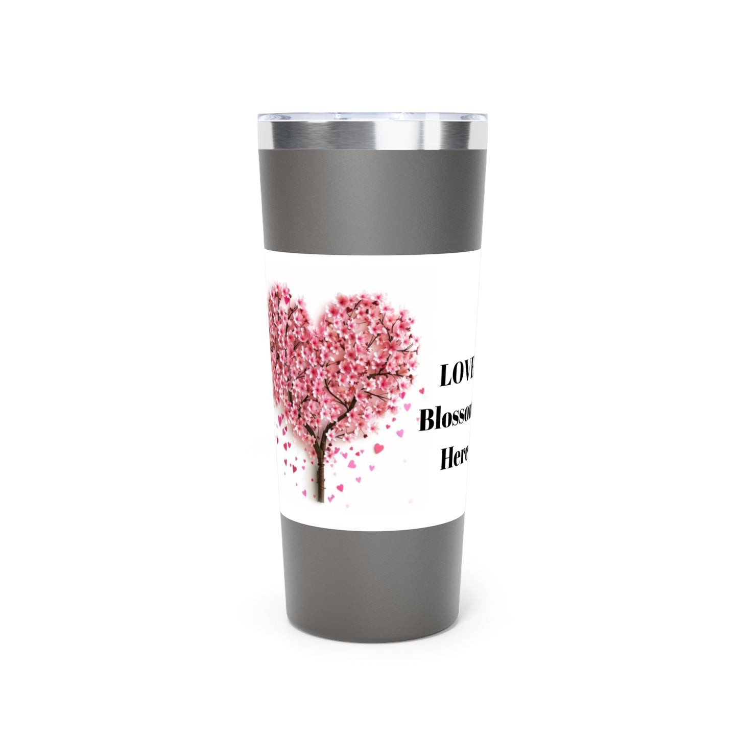 Love Blossoms Here - Copper Vacuum Insulated Tumbler, 22oz