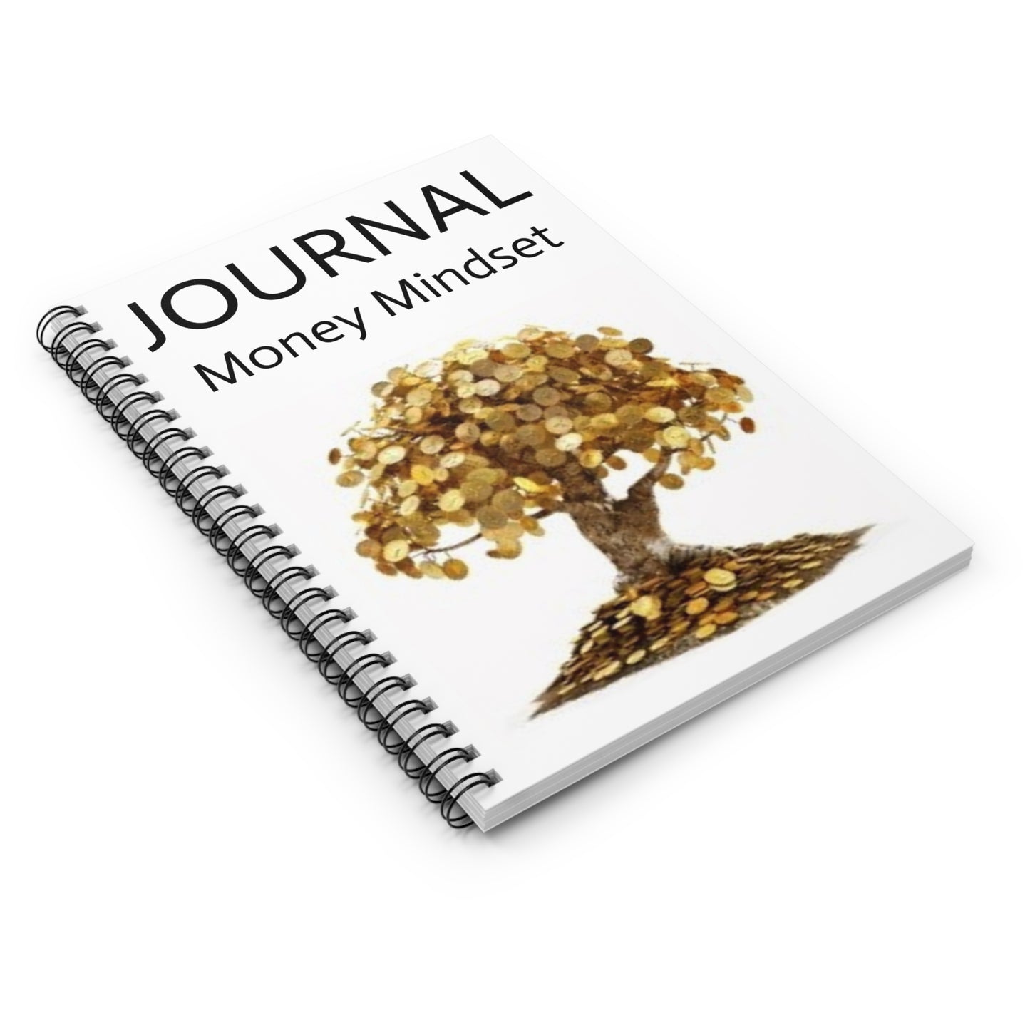 Journal - Money Mindset - Spiral Notebook - Ruled Line