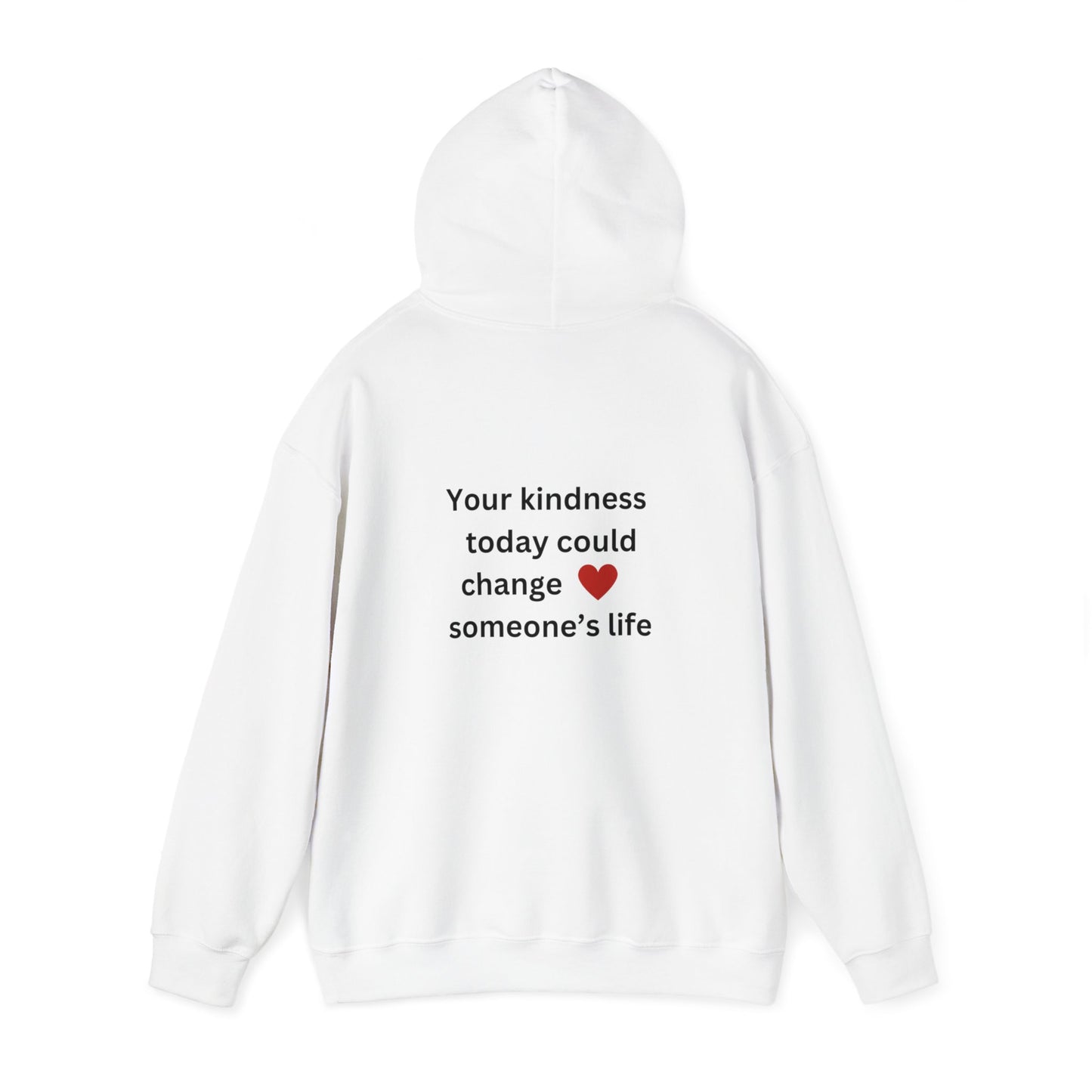 Bee Kind - (Back) Your kindness today could change someone's life - Unisex Heavy Blend™ Hooded Sweatshirt