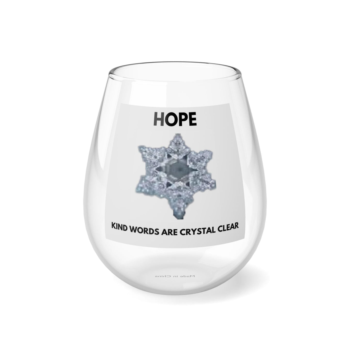 HOPE STEMLESS WINE GLASS -  11.75oz