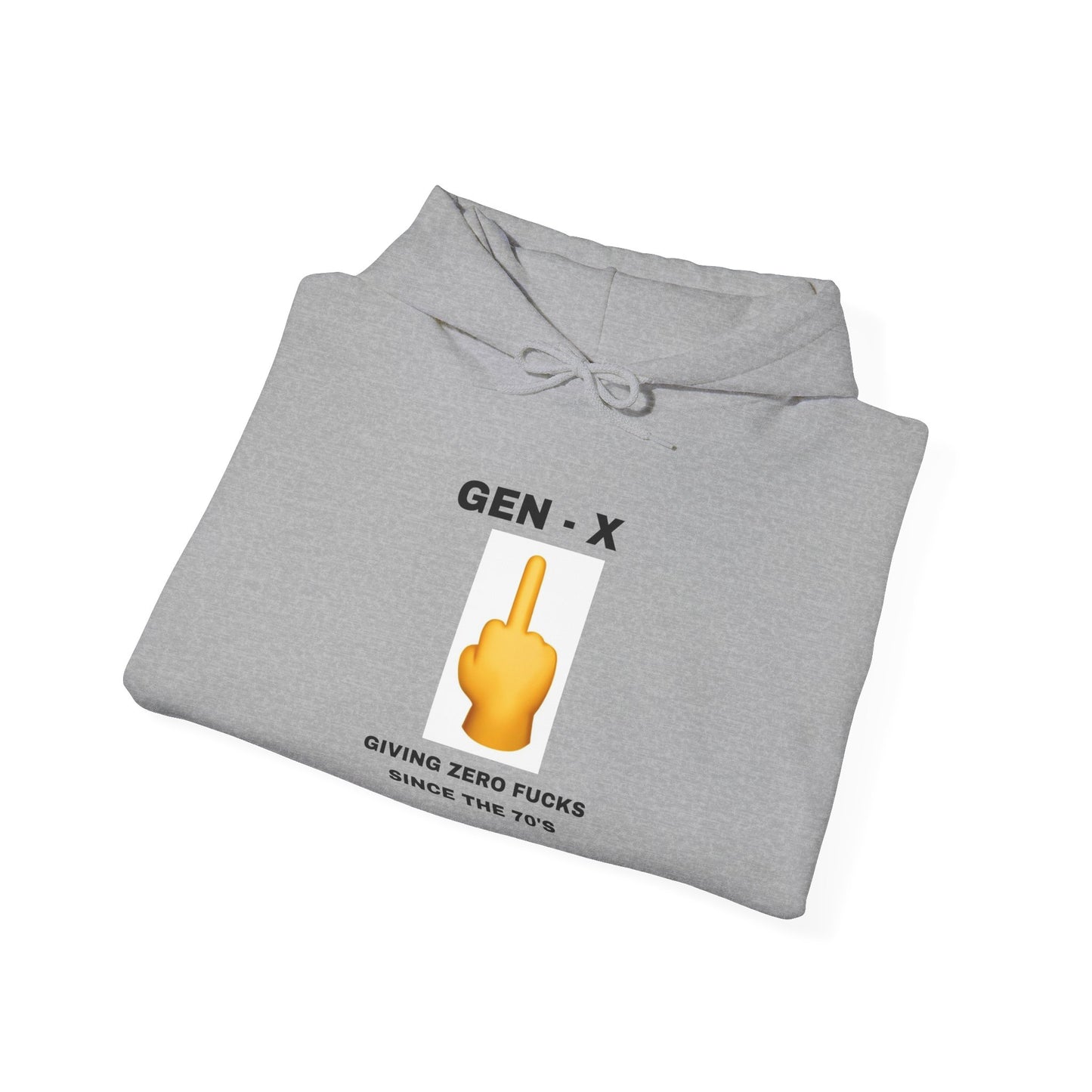 GEN-X - GIVING ZERO FUCKS SINCE THE 70'S - Unisex Heavy Blend™ Hooded Sweatshirt