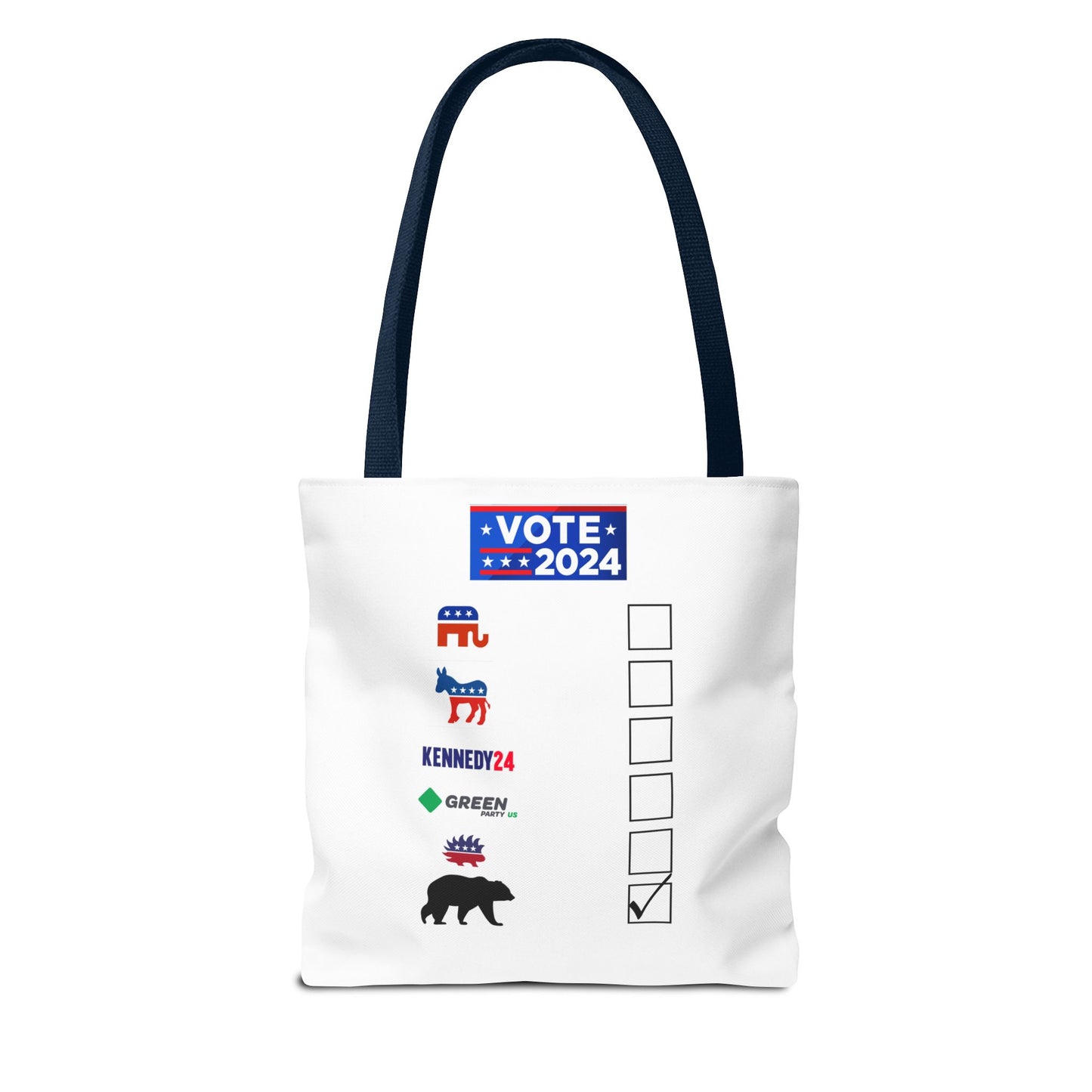 Bear- Vote for the Bear - Tote Bag (AOP)