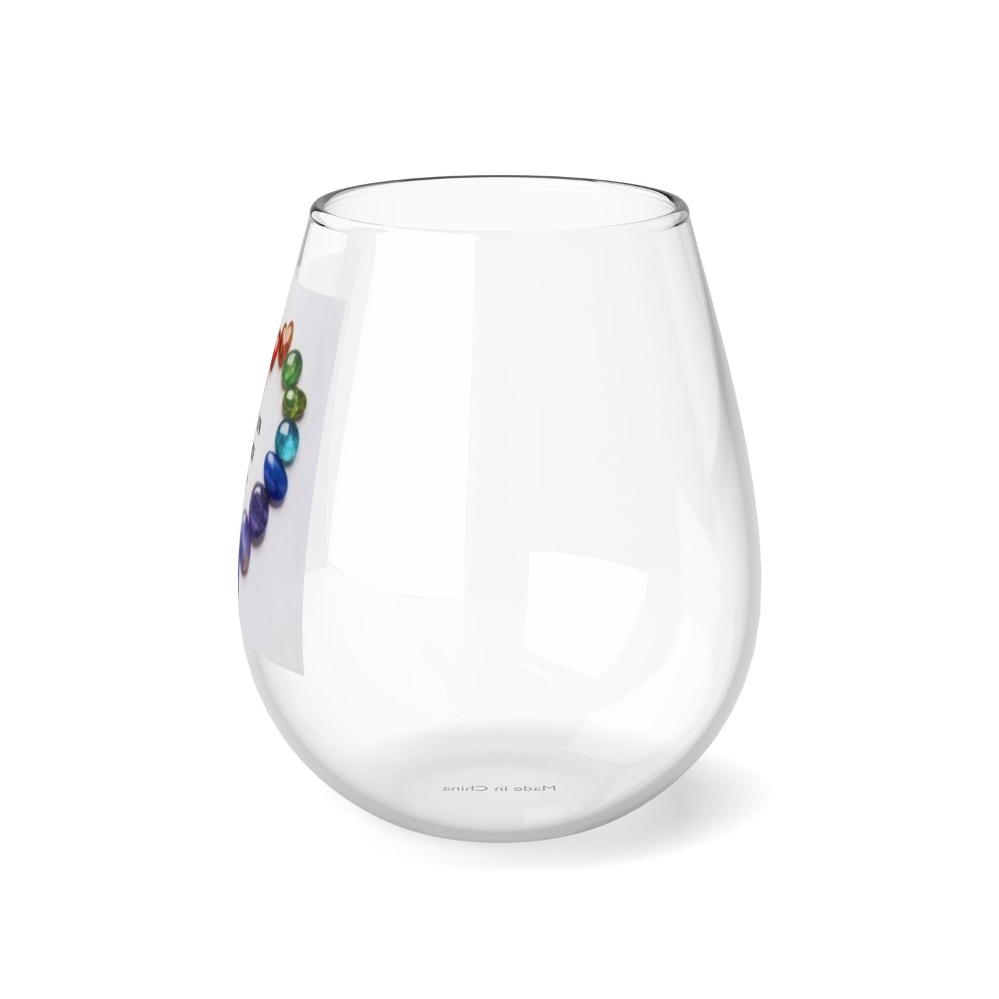 Love in every sip - Stemless Wine Glass, 11.75oz