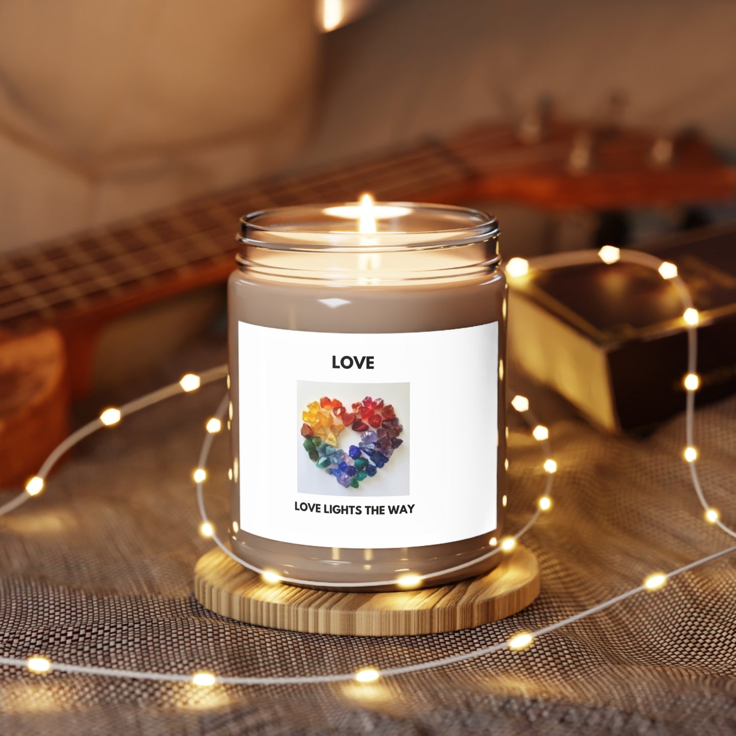 LOVE - LOVE LIGHTS THE WAY - Scented Candles, 9oz