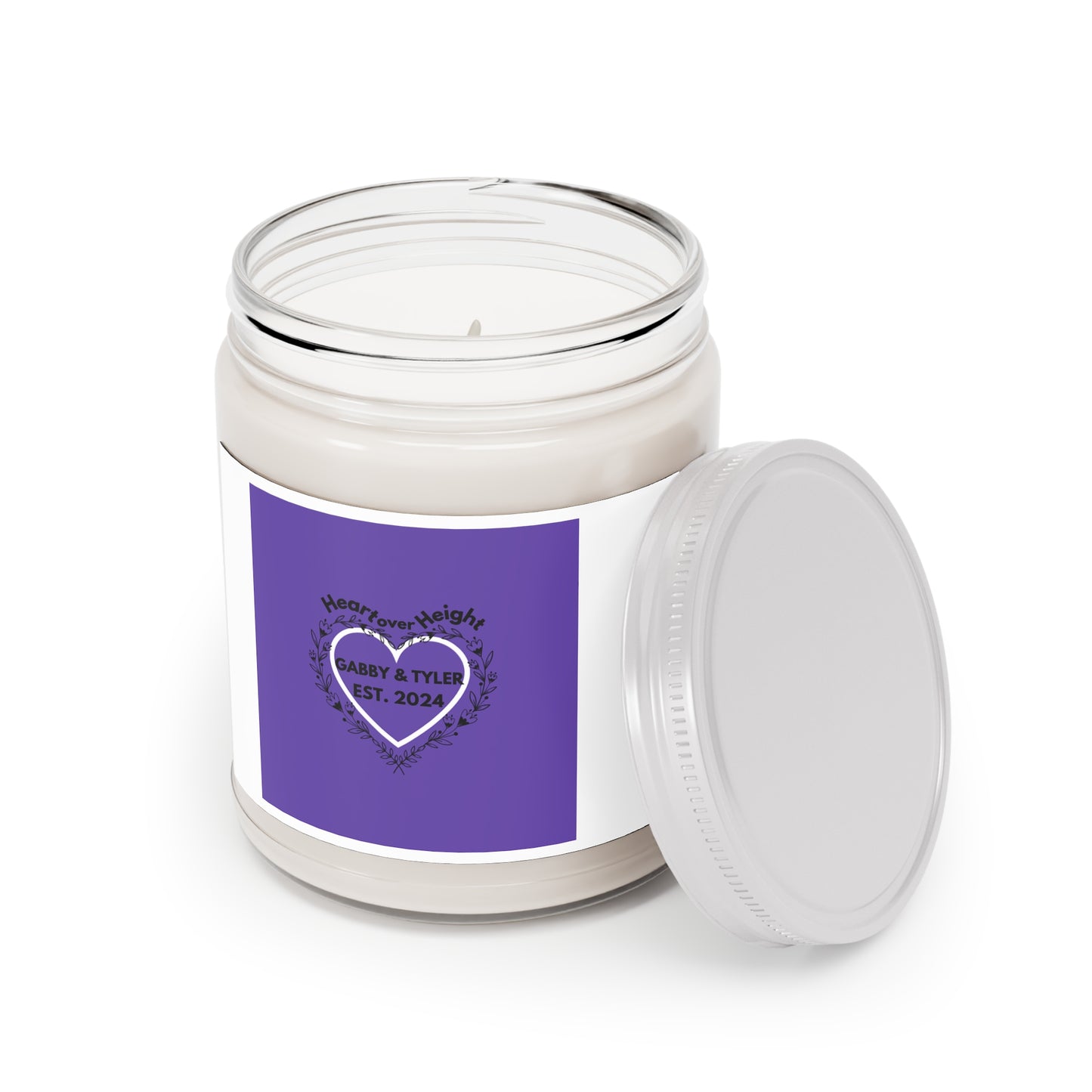 Gabby & Tyler - Purple -Scented Candles, 9oz - *wedding gift proceeds