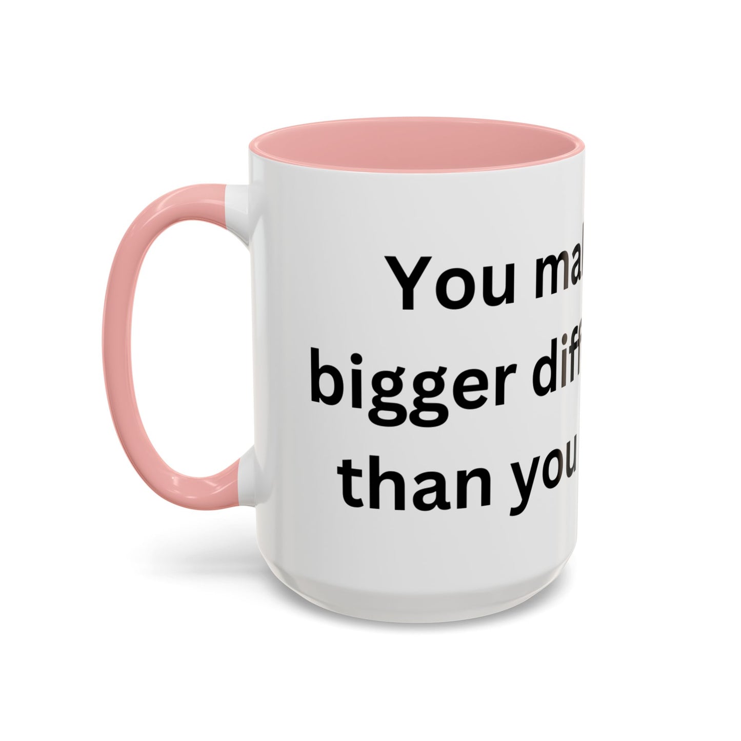 Bee Kind - You make a bigger difference than you realize - Accent Coffee Mug (11, 15oz)