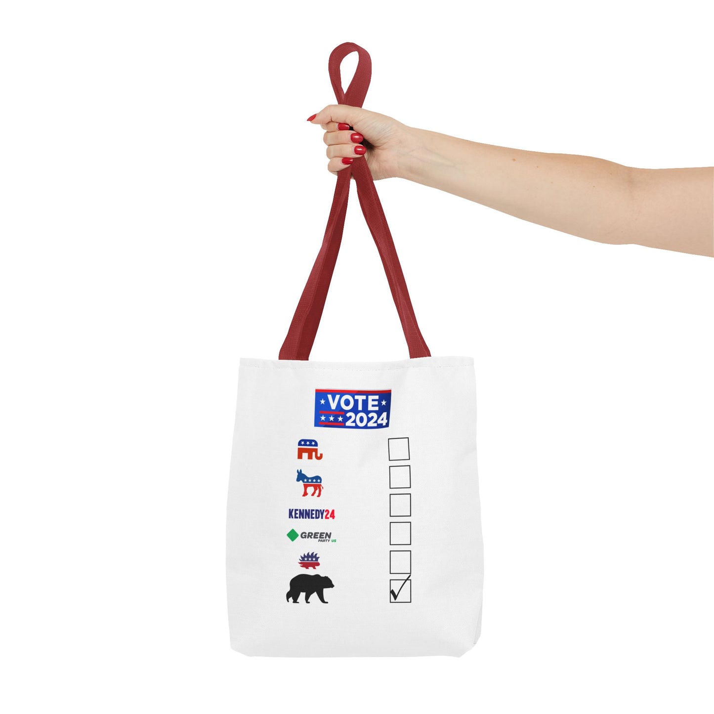 Bear- Vote for the Bear - Tote Bag (AOP)