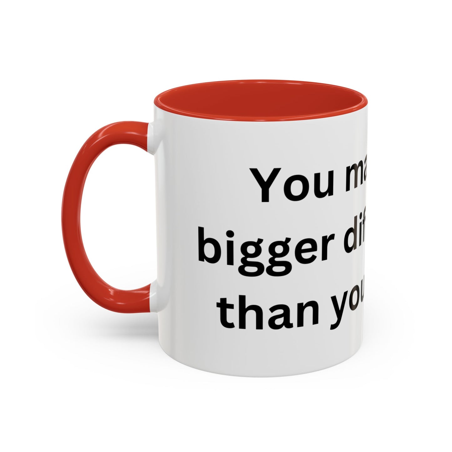 Bee Kind - You make a bigger difference than you realize - Accent Coffee Mug (11, 15oz)