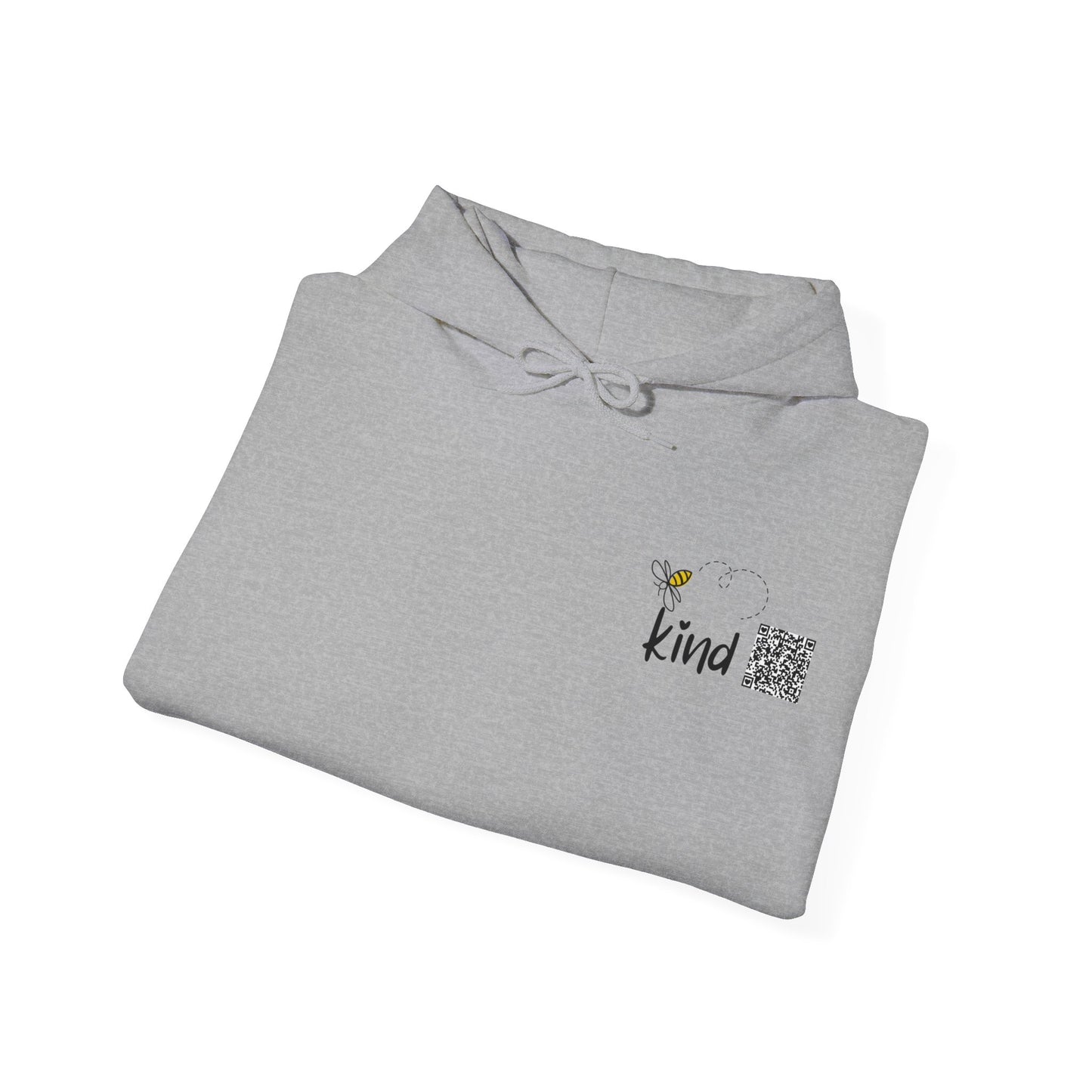 Bee Kind - (Back) -Your heart and soul are rare and beautiful - Unisex Heavy Blend™ Hooded Sweatshirt