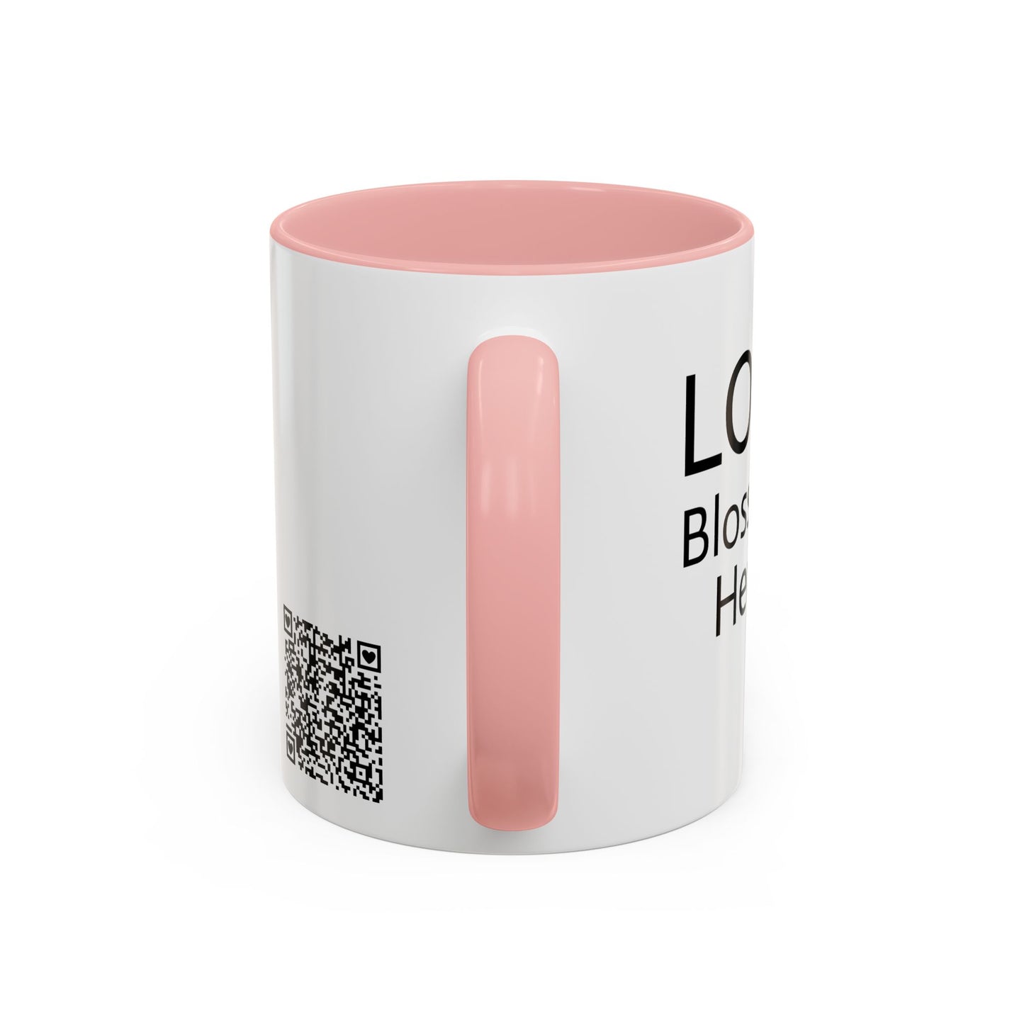 Love Blossoms Here (Cherry blossom tree) - Accent Coffee Mug (11, 15oz)