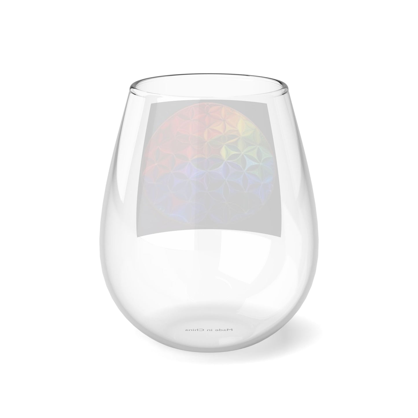 Flower of Life - Stemless Wine Glass, 11.75oz