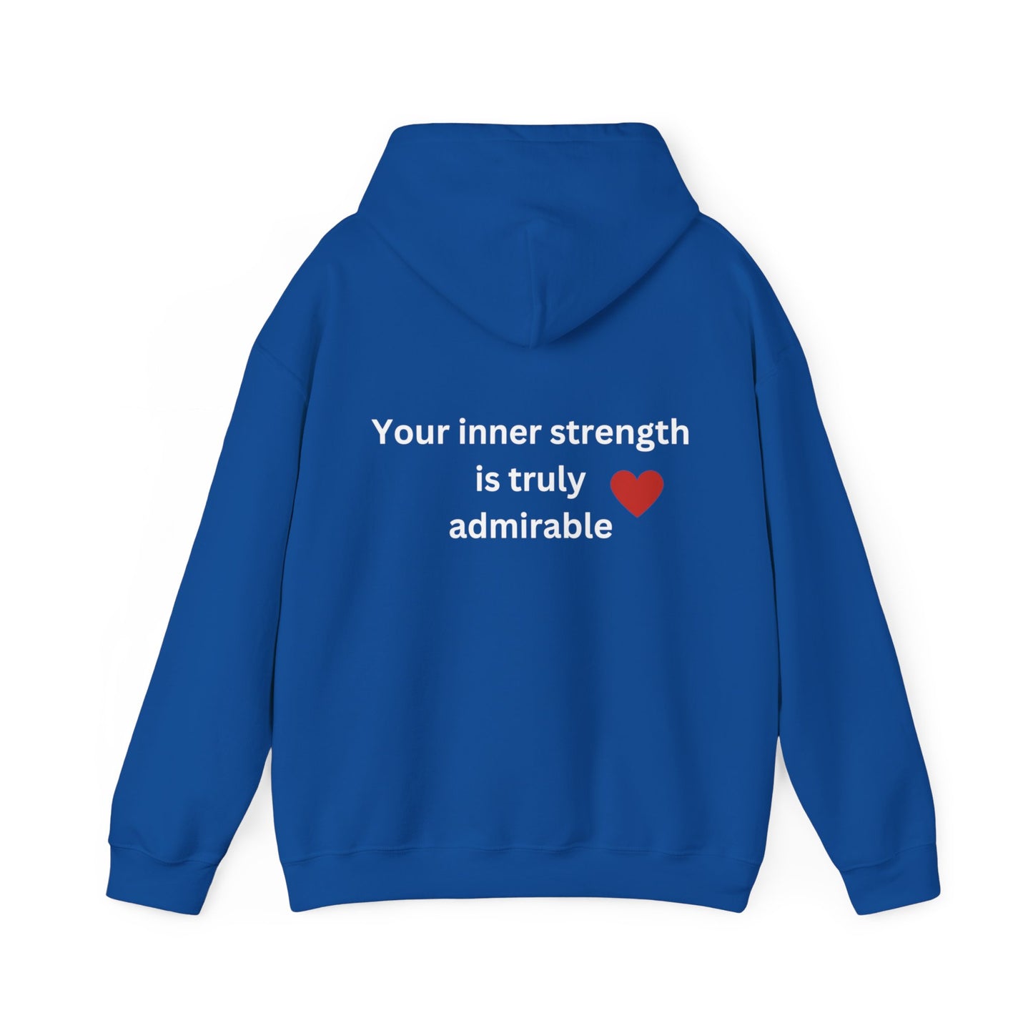 Bee Kind (Back) Your inner strength is truly admirable - Unisex Heavy Blend™ Hooded Sweatshirt