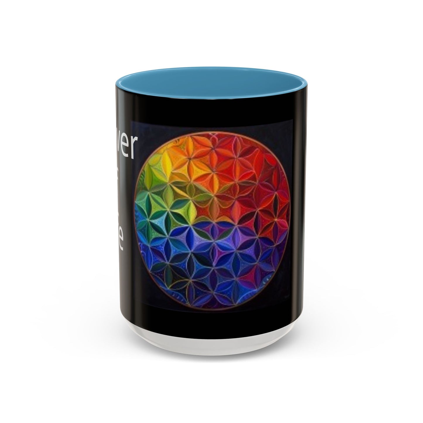 Flower of Life (Black) - Accent Coffee Mug (11, 15oz)