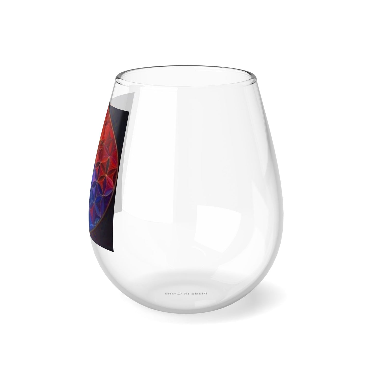 Flower of Life - Stemless Wine Glass, 11.75oz